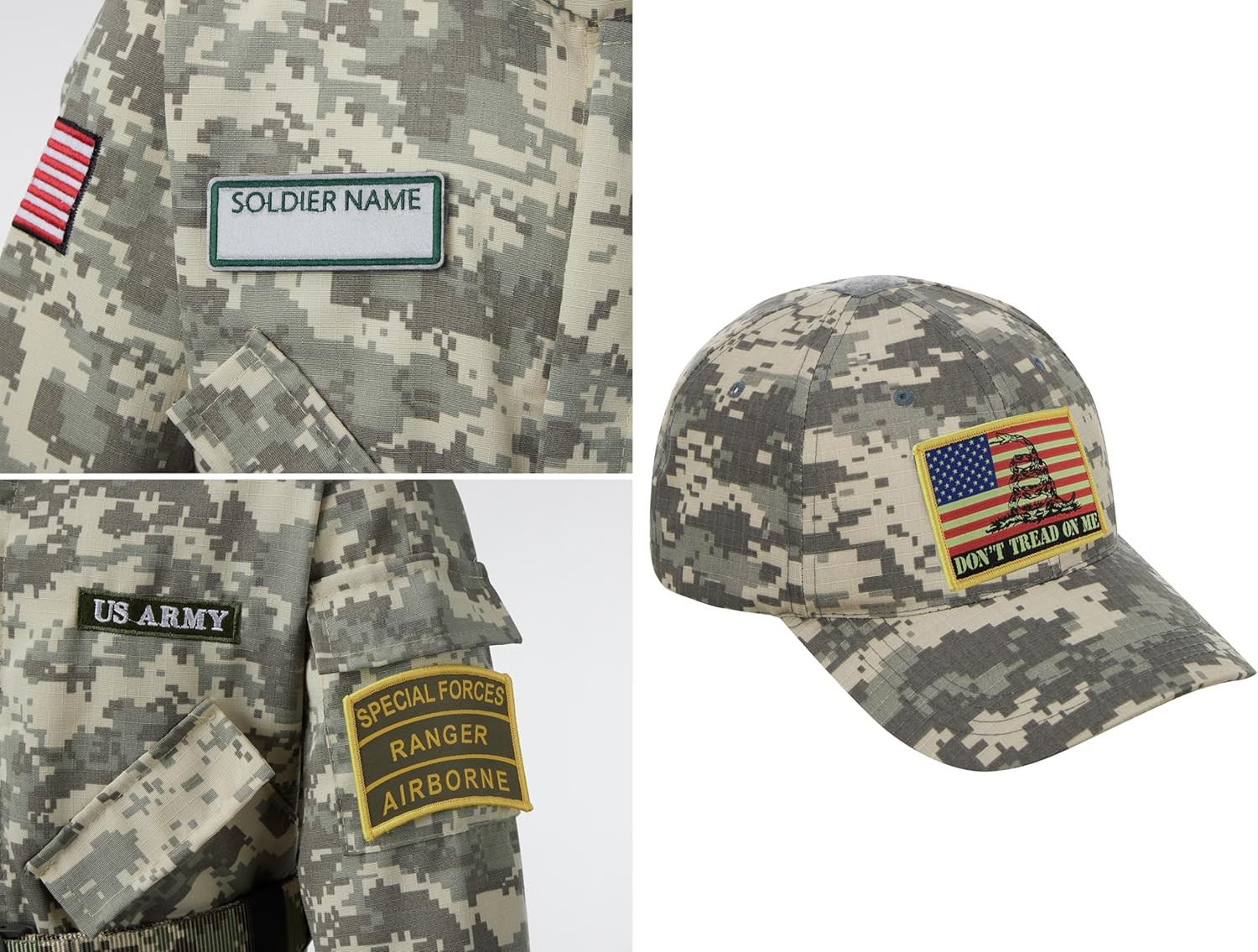 Kosgraiy Disfraz del ejército para niños, disfraz de soldado de lujo para niño y niña, uniforme de camuflaje del ejército para niños