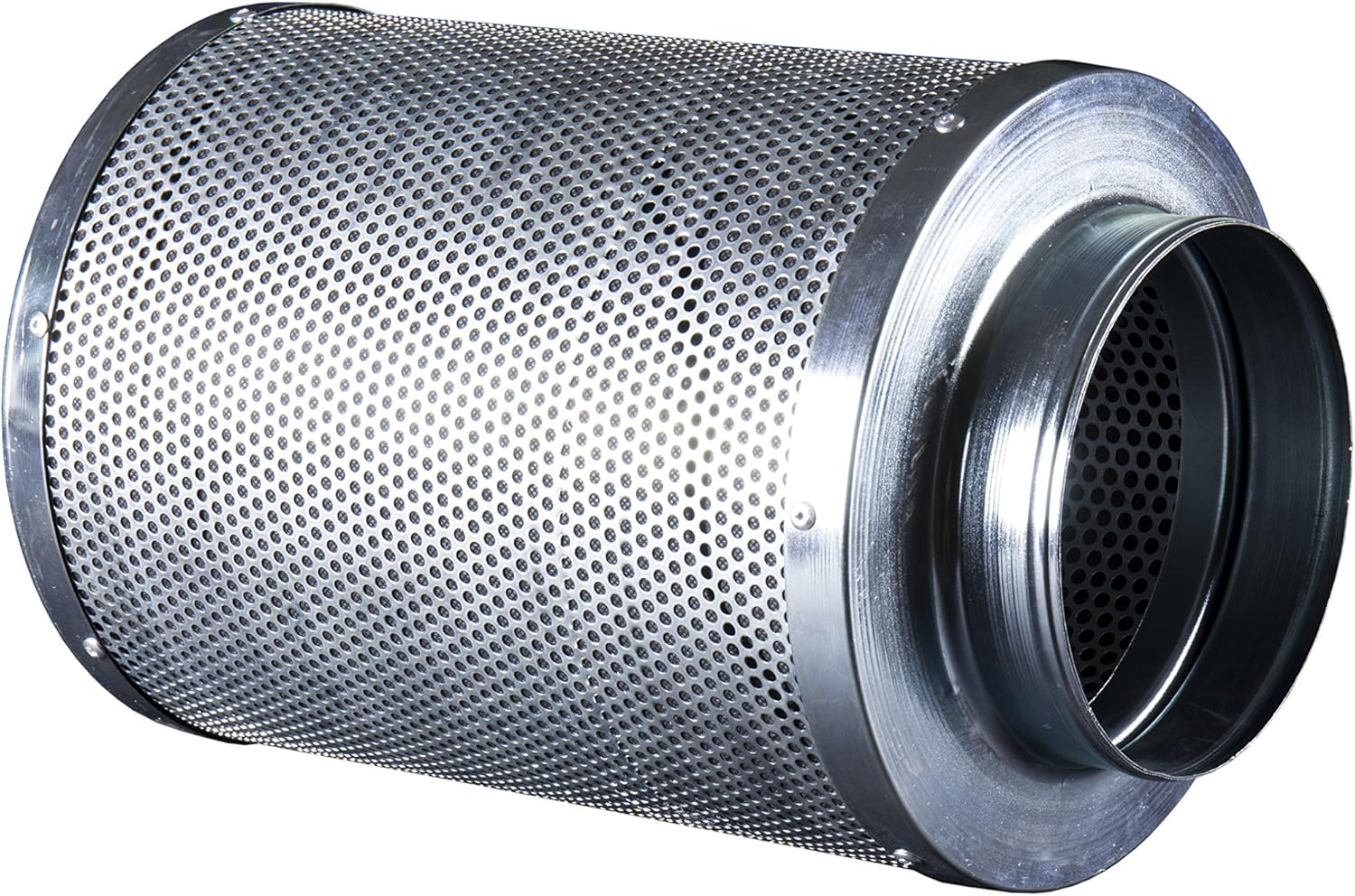 Hydro Crunch N201111-202080-DT Ventilador en línea de 4 pulgadas 188 CFM y filtro de carbono de 4 x 12 pulgadas con kit de ventilación hidropónica