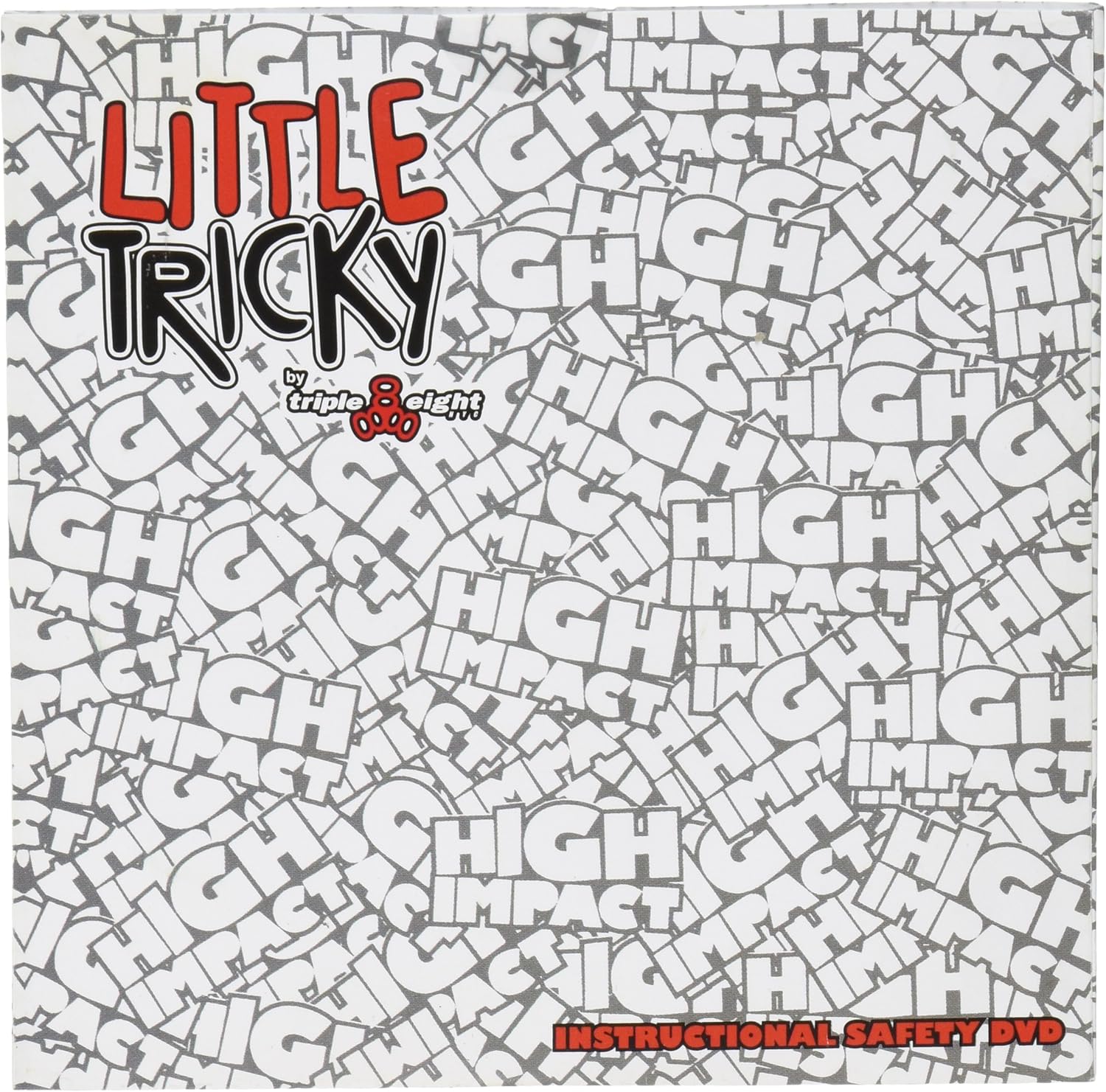 Triple Eight Paquete de protección Little Tricky para jóvenes con DVD instructivo (negro, junior)