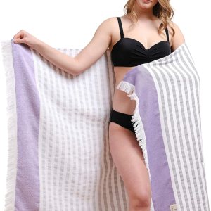 American Soft Linen – Juego de toallas de baño turcas, 100% algodón, 35 x 60 pulgadas American Soft Linen – Juego de toallas de baño turcas, 100% algodón, 35 x 60 pulgadas