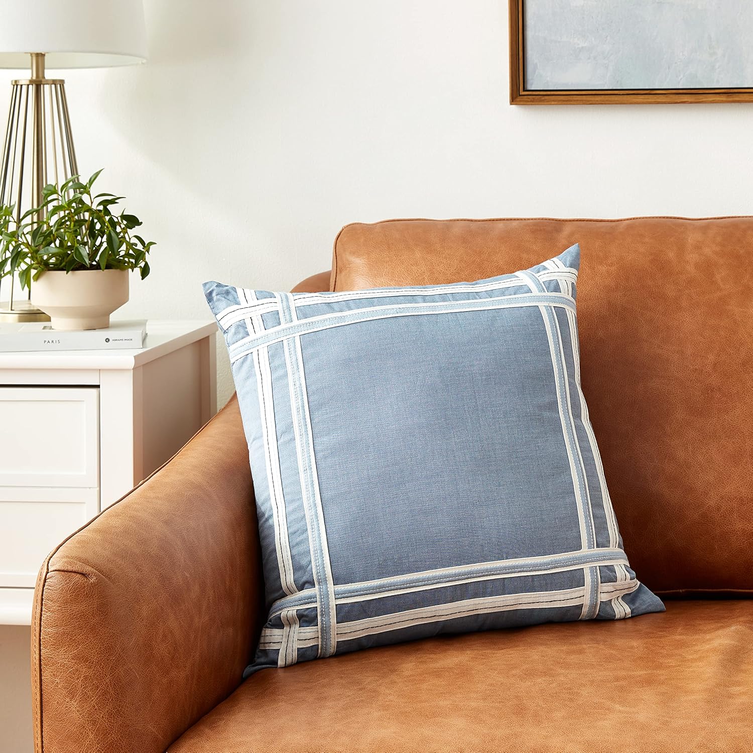 Nautica Home  Fairwater Collection  100% algodón inspirado en el Mediterráneo, funda de edredón a juego, juego de cama de 2 piezas, individual, azul