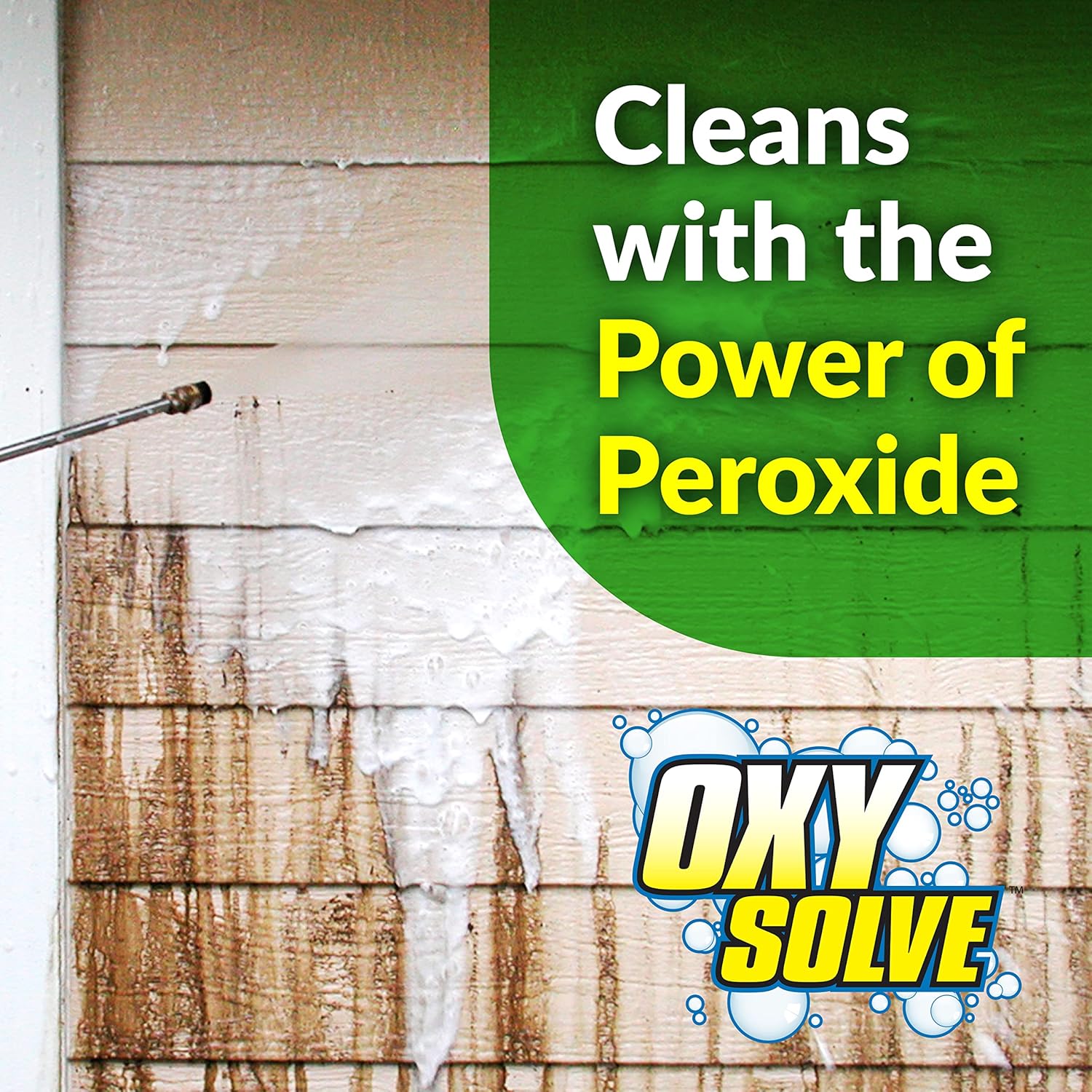 Westinghouse ePX3500 – Lavadora a presión eléctrica (2500 PSI) y limpiador de limpieza a presión Oxy Solve House y Siding (1 galón)