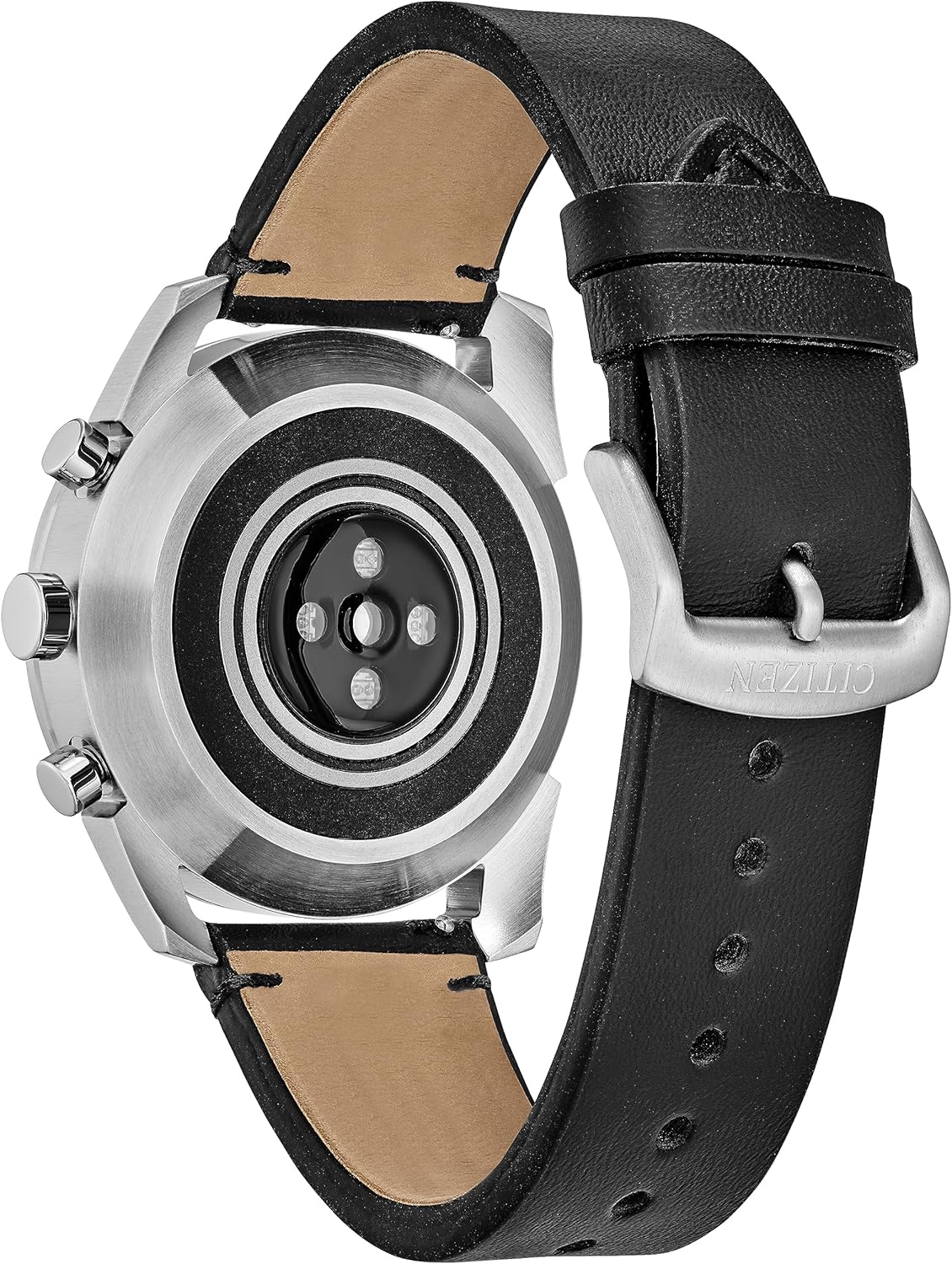 Citizen Reloj inteligente CZ con aplicación de bienestar YouQ con IBM Watson AI y investigación de la NASA, pantalla personalizable en blanco y