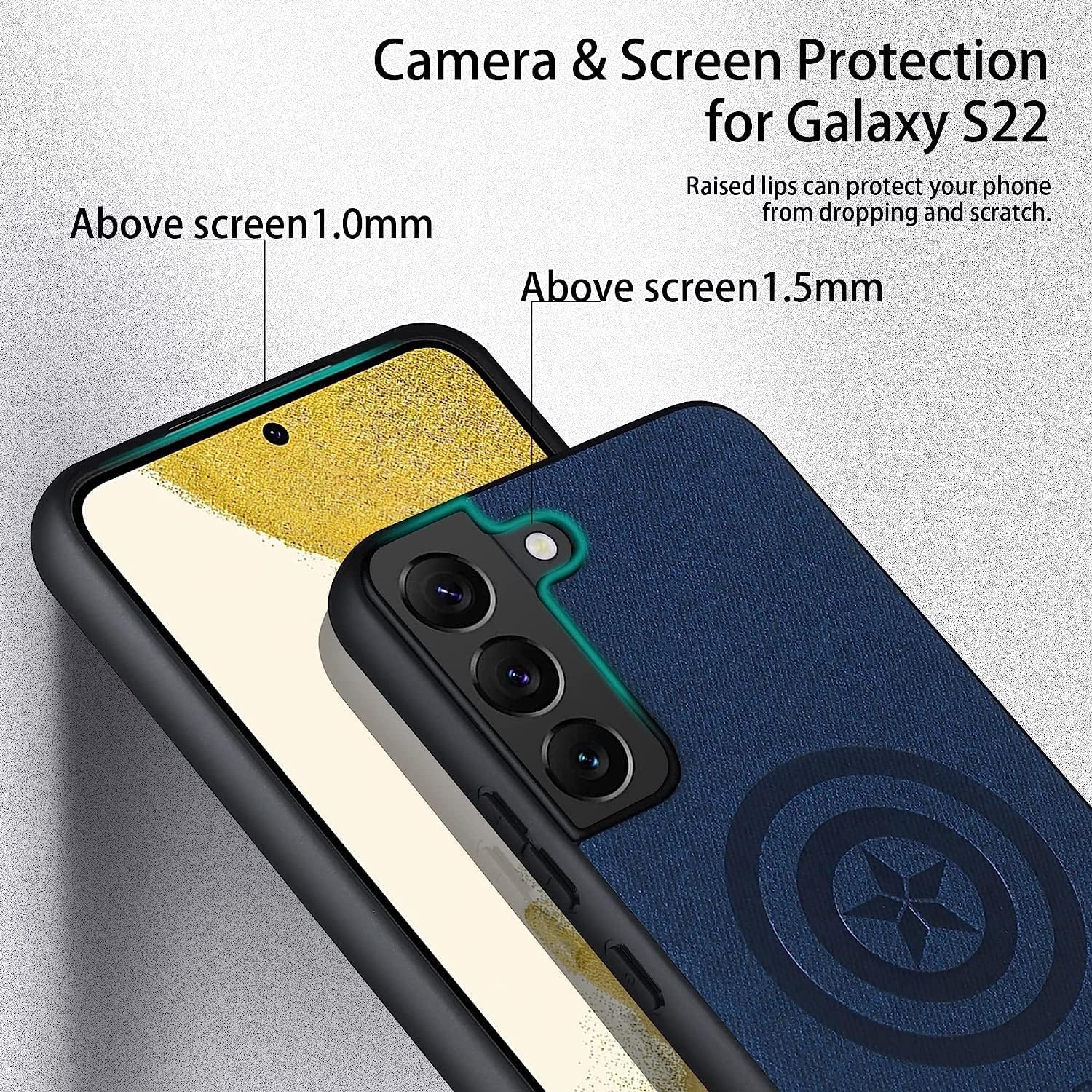 IRON SPIDER Funda para Galaxy S23 Plus 5G, con personaje de superhéroe, compatible con Samsung S23 Plus, funda de piel, color azul