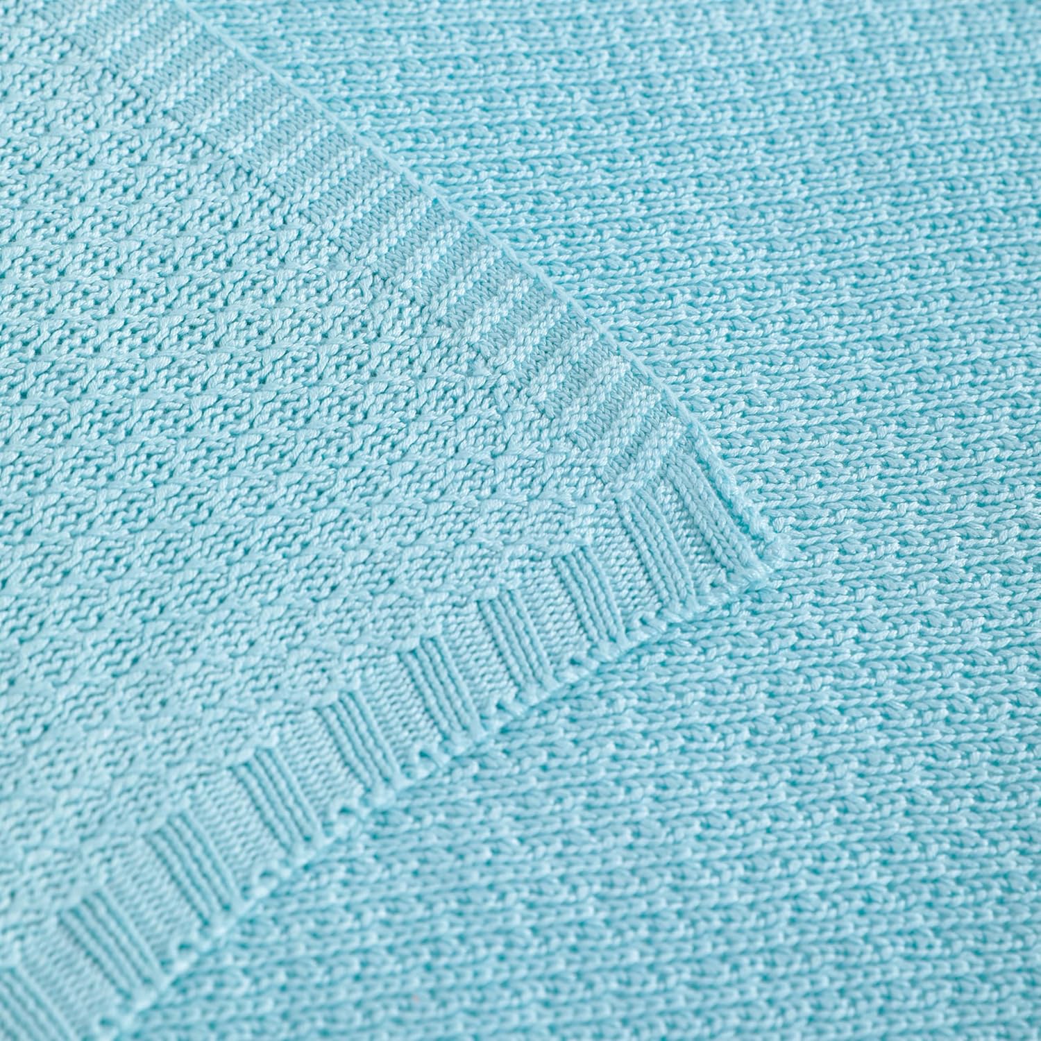 NTBAY Manta refrescante para bebé, manta de punto trenzado para niños pequeños, rayón derivado de bambú, suave y transpirable, manta de 30 x 40