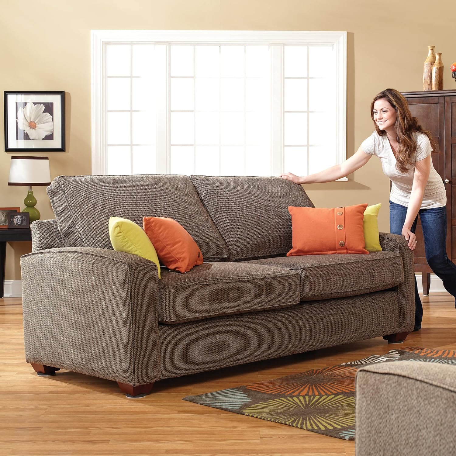 Super Sliders Surtido de deslizadores reutilizables para muebles y almohadillas autoadhesivas para movimiento sin esfuerzo y protección de la