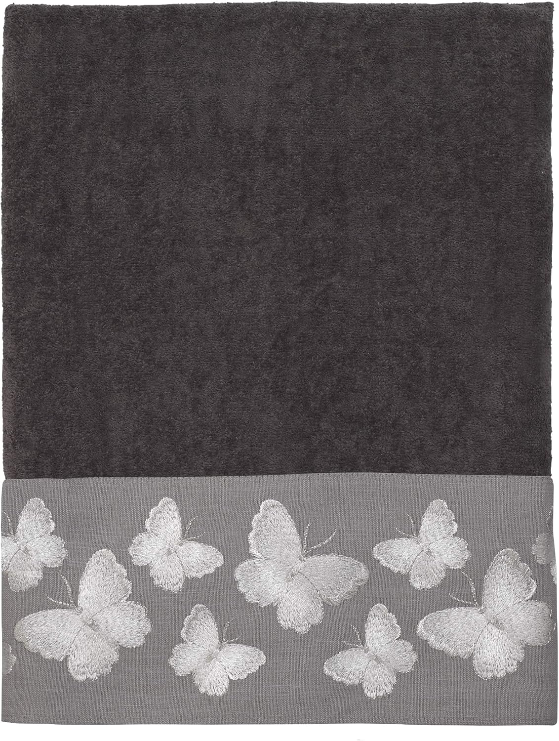 Avanti Linens – Toalla de baño, toalla de algodón suave y absorbente (colección Yara, granito)