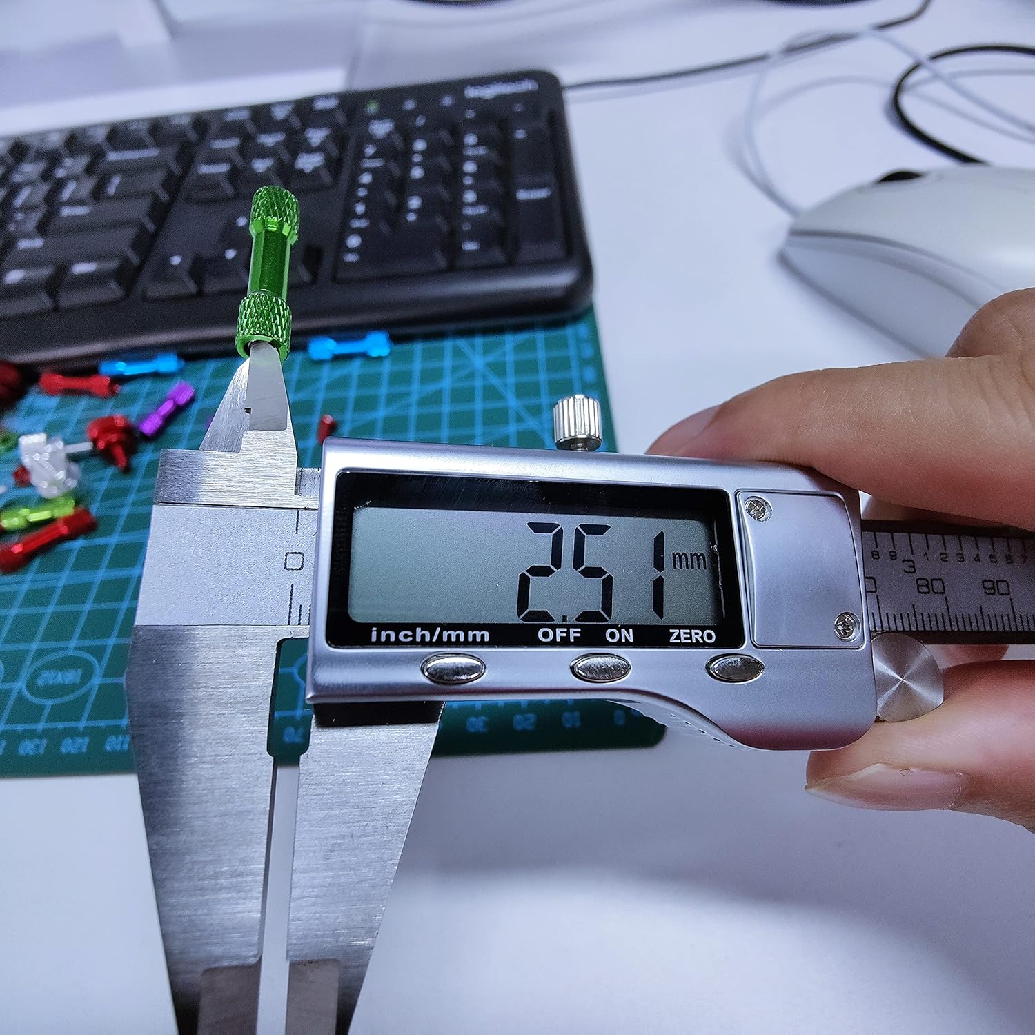INTGAMX 12 piezas Separador de aluminio moleteado M3 de 0.984 in, pilar espaciador de columna de cabeza ancha para piezas de bricolaje RCFPVDrone