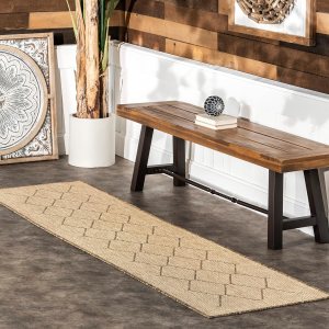 nuLOOM Jae – Alfombra marroquí para interiores y exteriores, 2 x 8 pies, color natural nuLOOM Jae – Alfombra marroquí para interiores y exteriores, 2 x 8 pies, color natural