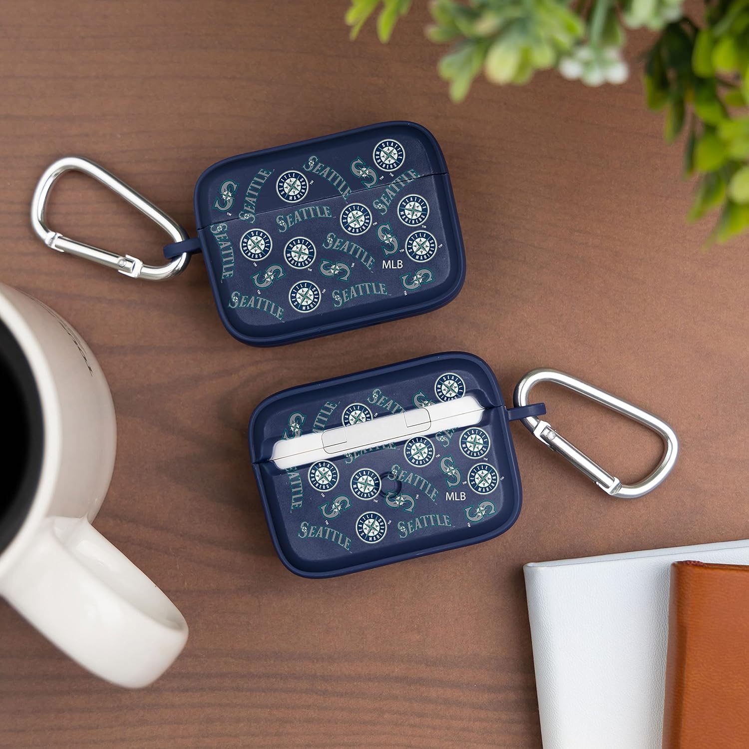 GAME TIME Seattle Mariners HDX – Funda compatible con Apple AirPods Pro (Seleccionado)