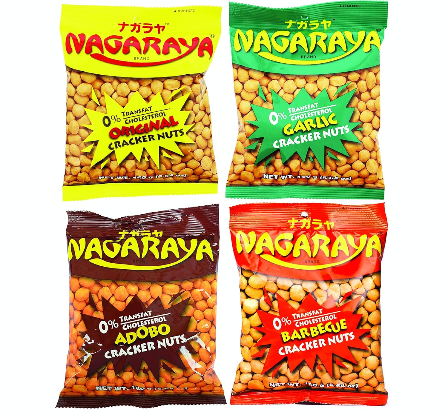 Nagaraya Nueces cracker (surtidas, 4 sabores)