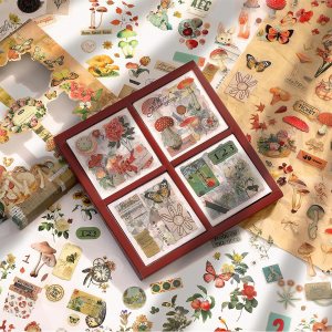 ELEDOO Kit de más de 500 piezas de suministros poéticos para álbumes de recortes, papel decorativo para manualidades con temática de personas y ELEDOO Kit de más de 500 piezas de suministros poéticos para álbumes de recortes, papel decorativo para manualidades con temática de personas y