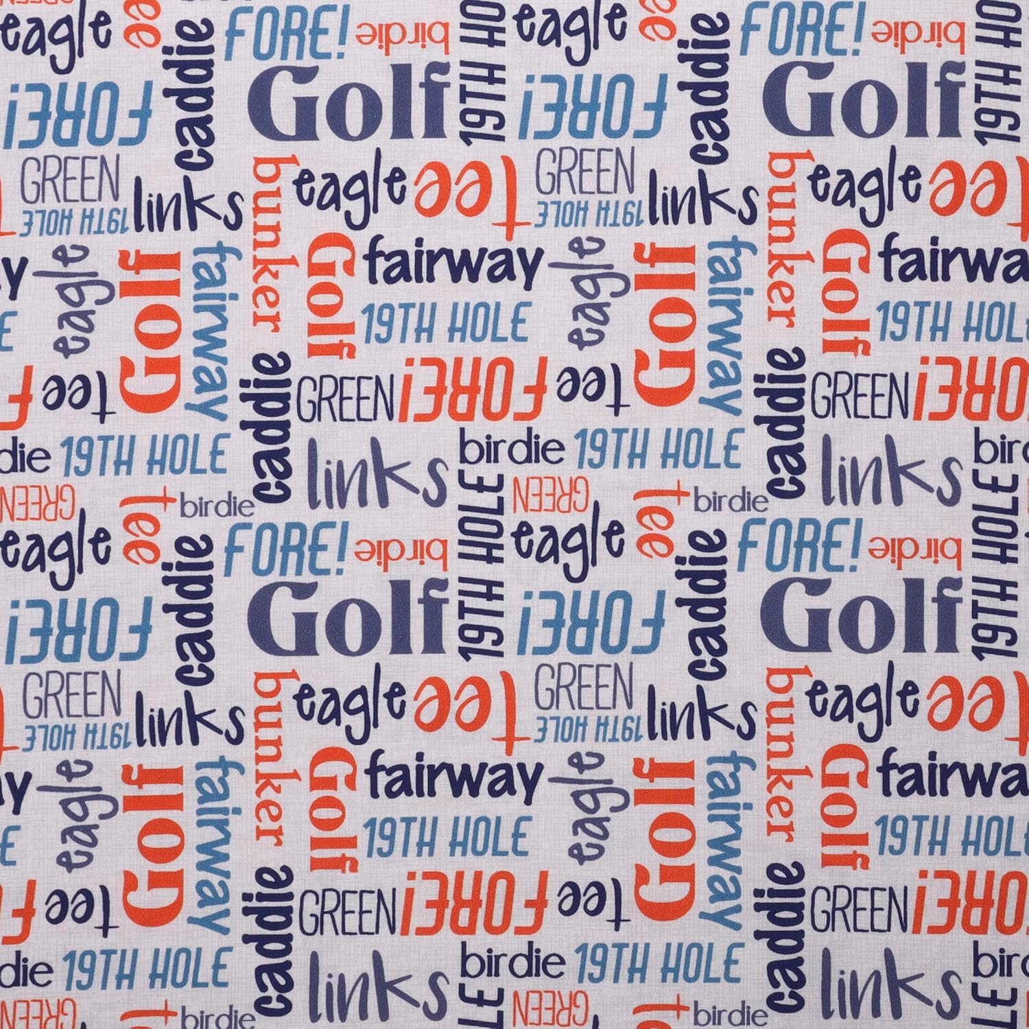 Mook Fabrics Cotton Golf, corte retro por yarda