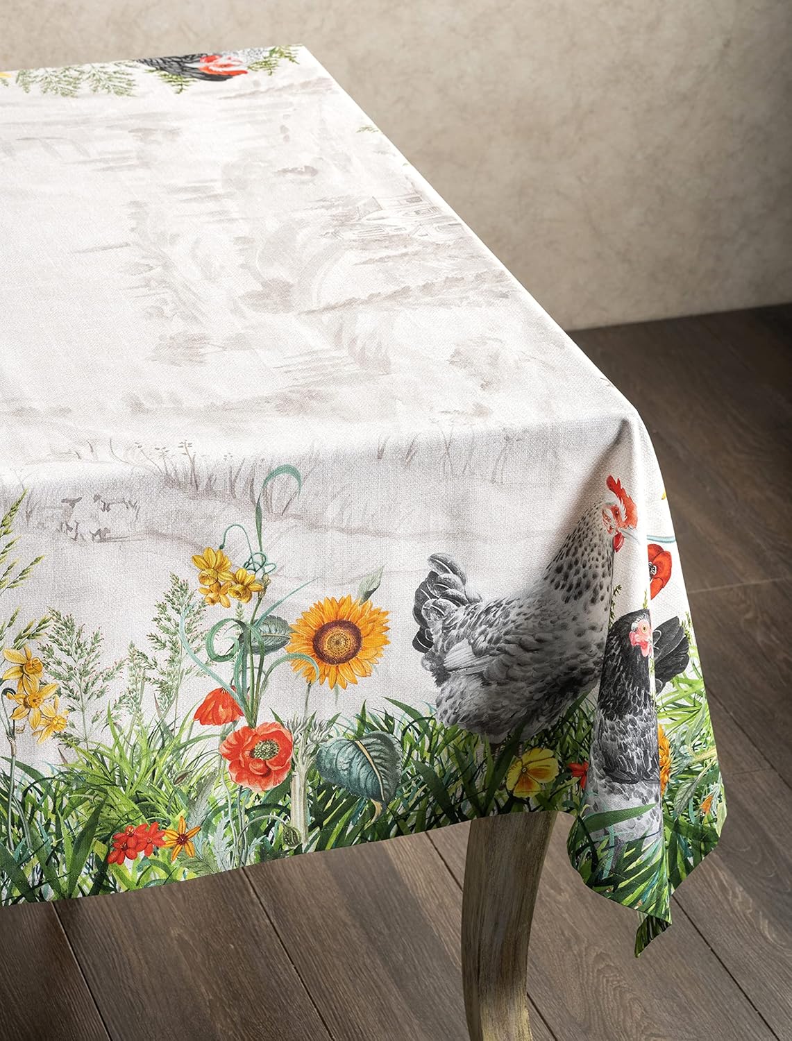 Maison d’ Hermine Mantel rectangular decorativo lavable de 70 x 90 pulgadas, 100 % algodón, para cena de vacaciones, boda, baby shower y comedor,