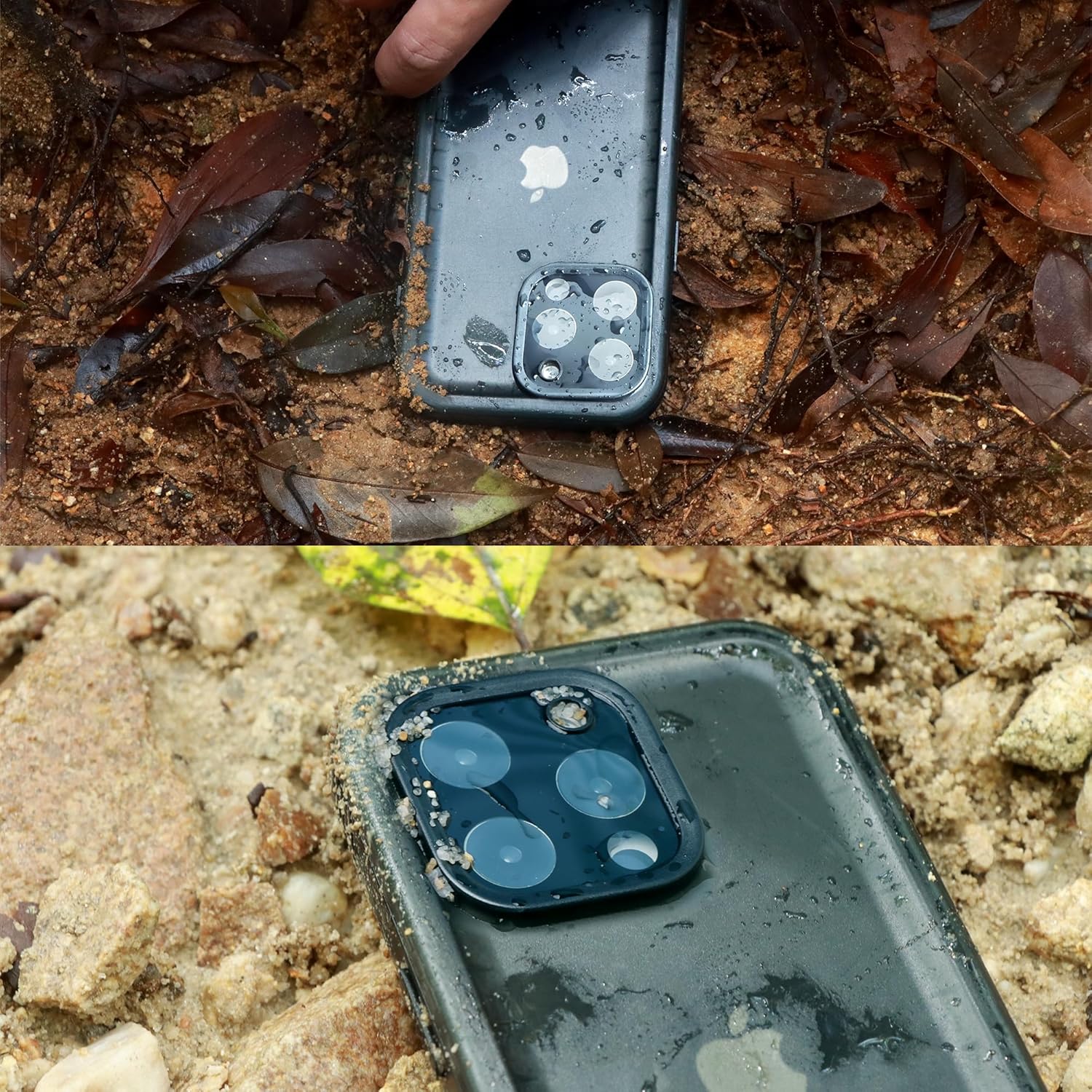 SPORTLINK Funda impermeable para iPhone 15 Pro Max, protector de pantalla integrado IP68 bajo el agua 6.6 pies a prueba de caídas militar a prueba