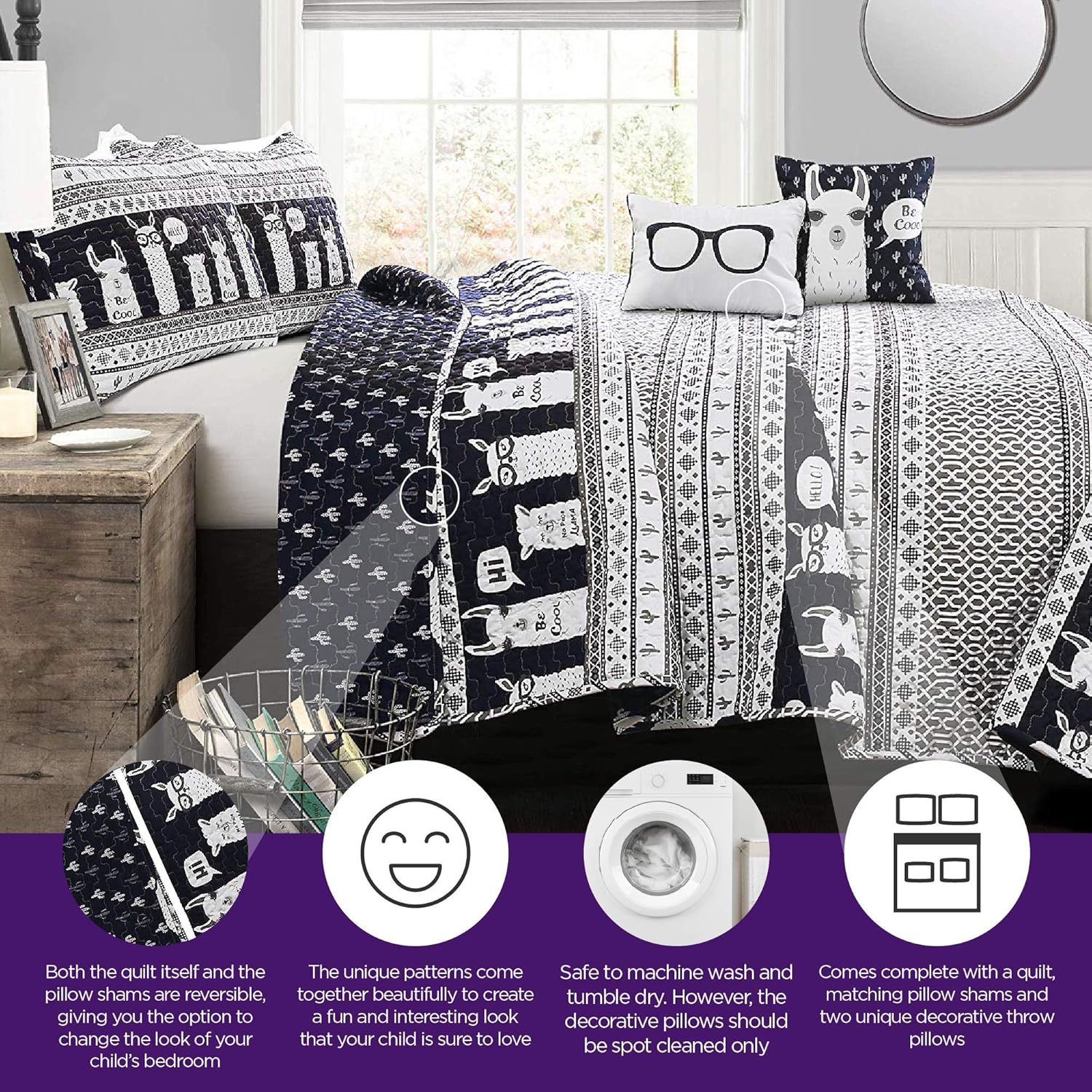Juego de ropa de cama de decoración exuberante