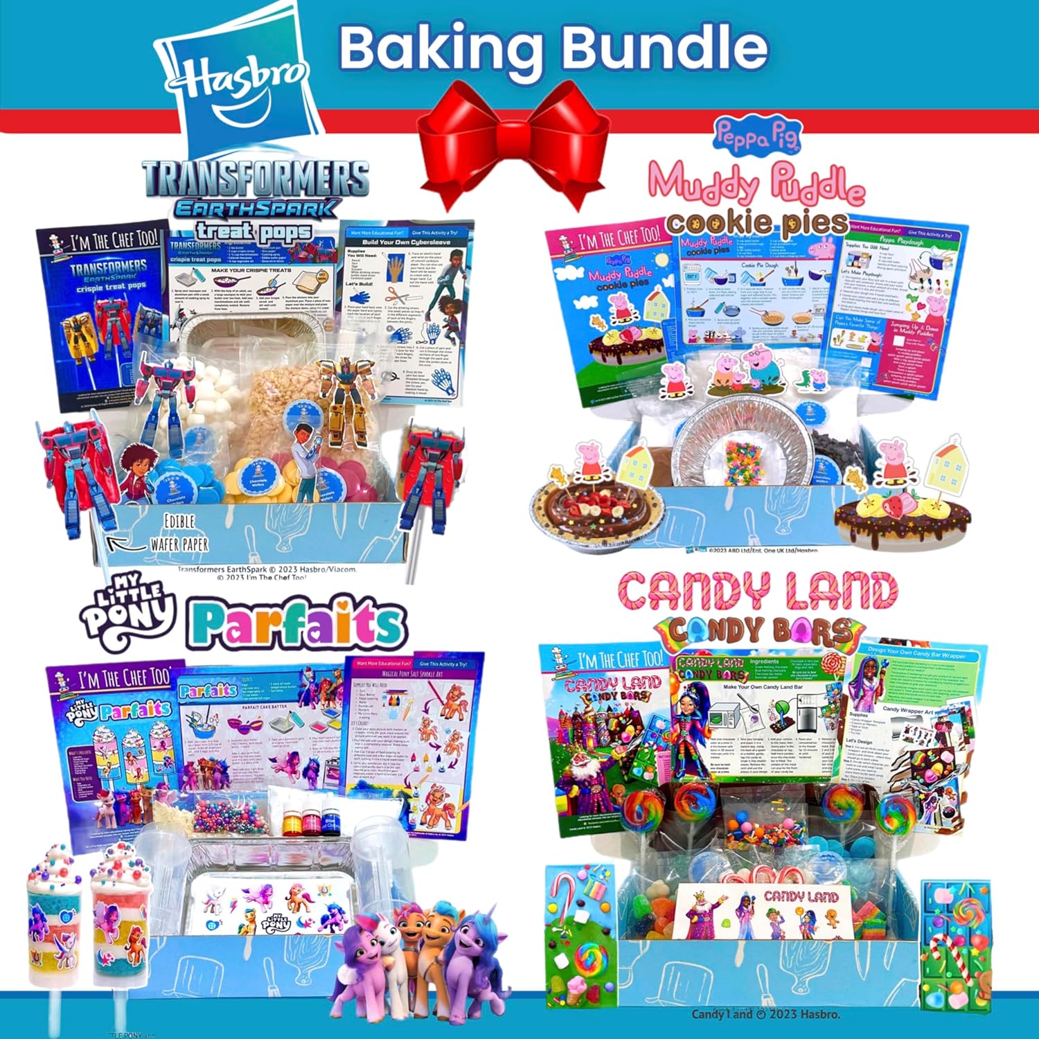 I’m The Chef Too! My Little Pony Kit de Parfaits para niños, kit de hornear para niños, STEM educativo sirve 3