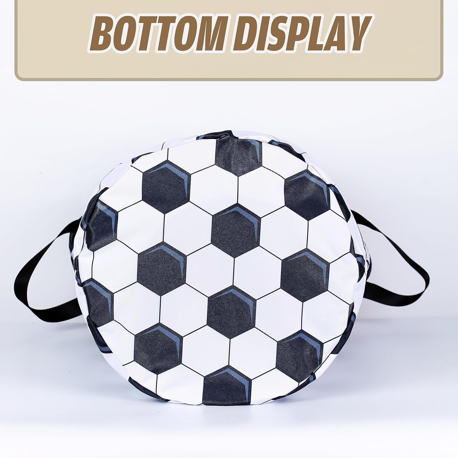 Cesta de lavandería de fútbol para deportes, plegable, impermeable, de tela Oxford, cesta de lavandería, cubo de almacenamiento de ropa, organizador