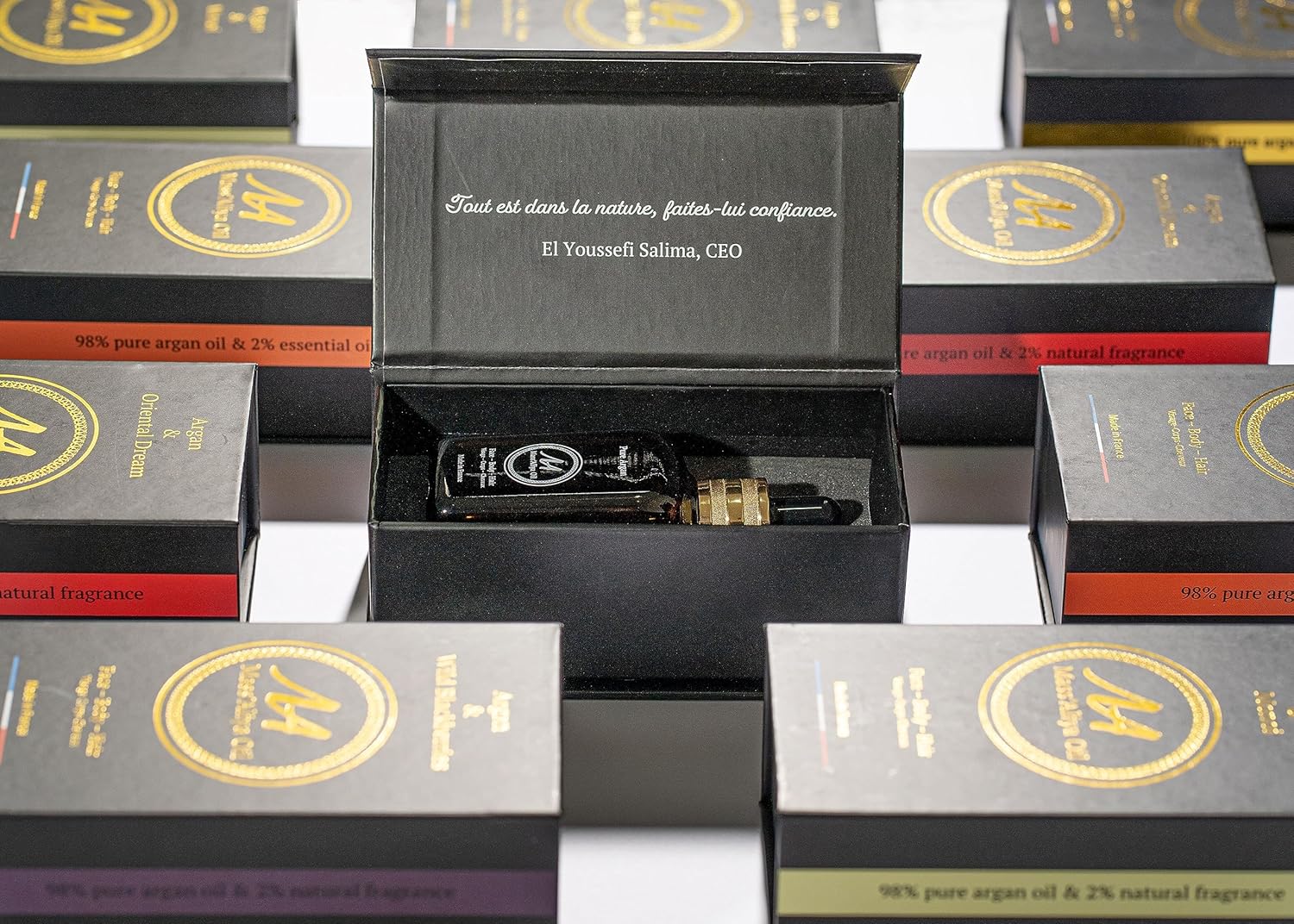-Aceite de argán cosmético puro con fragancia natural o aceite esencial. Oro líquido de Marruecos, cuidado de la piel y cuidado del cabello,