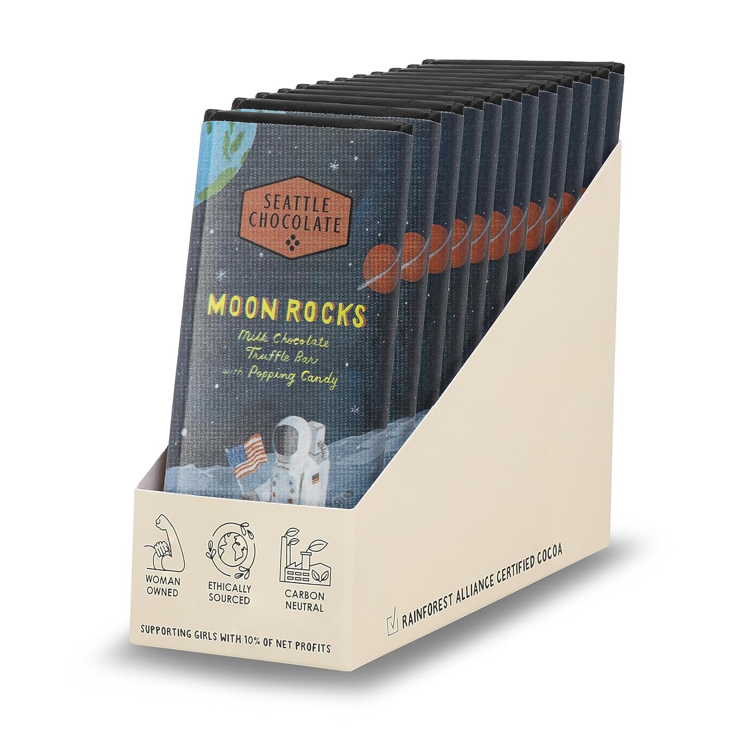 Moon Rocks – Barra de trufas (12 unidades)