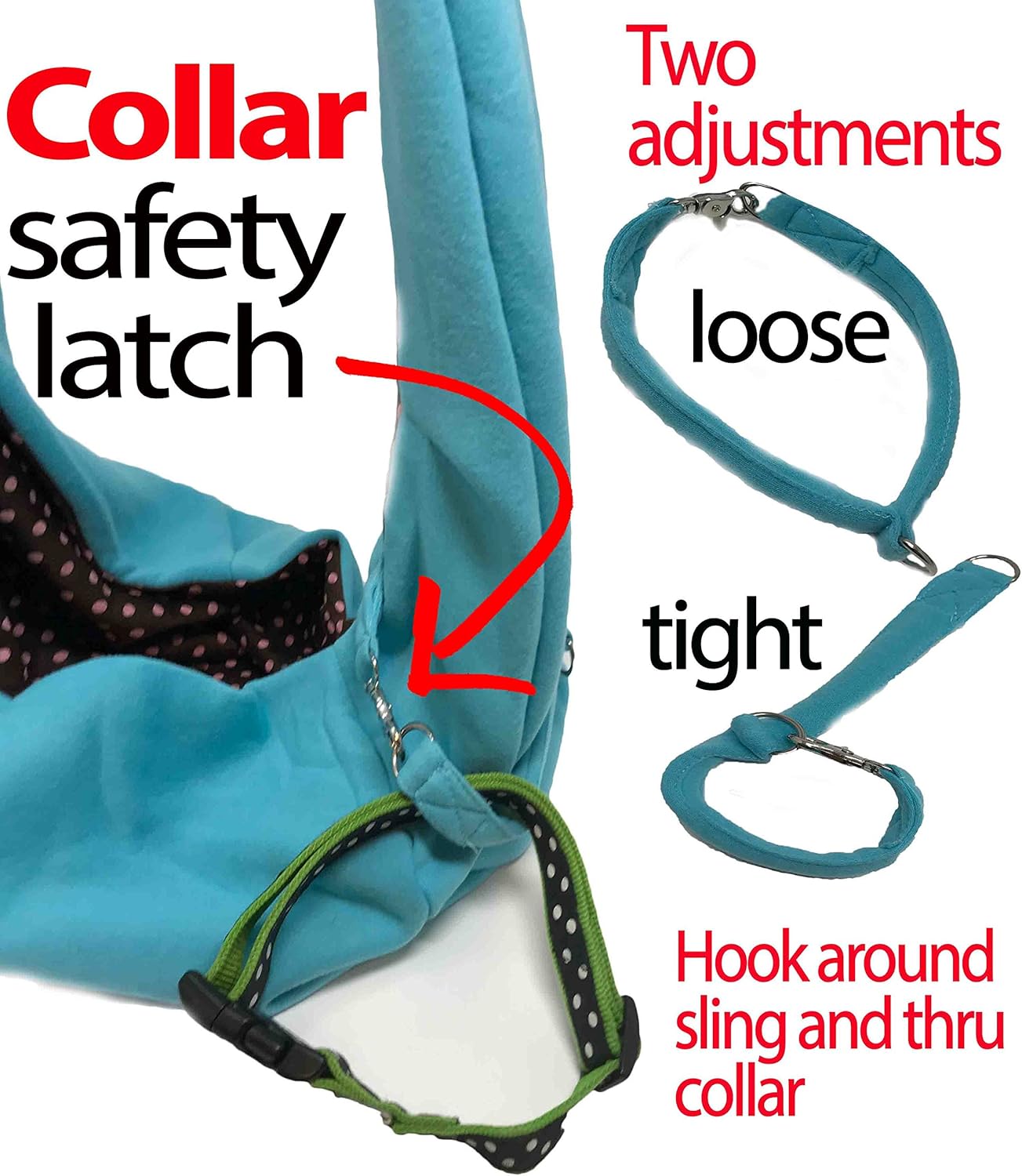 Transportín para perros y gatos iPrimio manos libres, bolsa de transporte reversible Papoose Súper bolsa blanda y contenedor. Gran transportín para