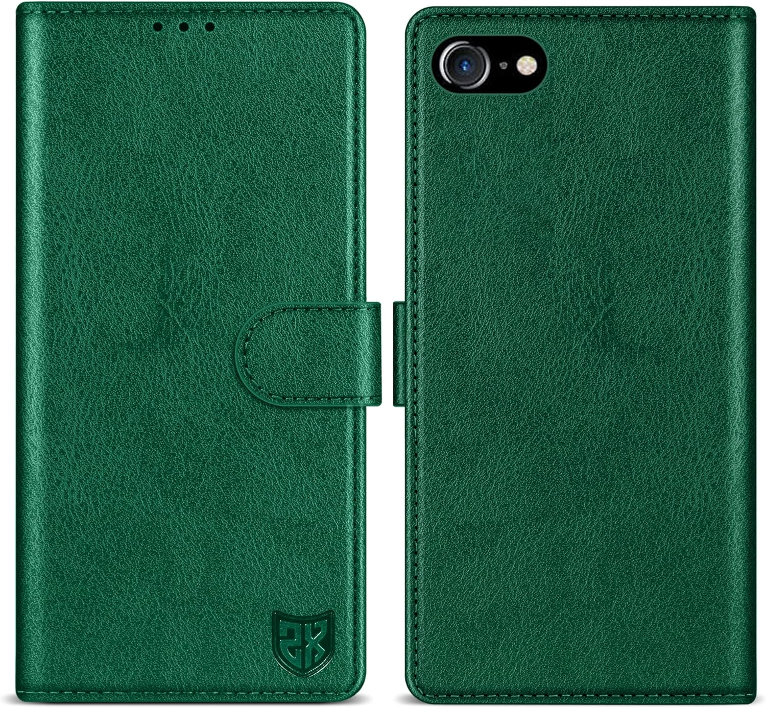 ZZXX Funda tipo cartera para iPhone 7iPhone 8iPhone SE 2022 (2020) con bloqueo RFID, ranura para tarjetas, función atril, cierre magnético, funda