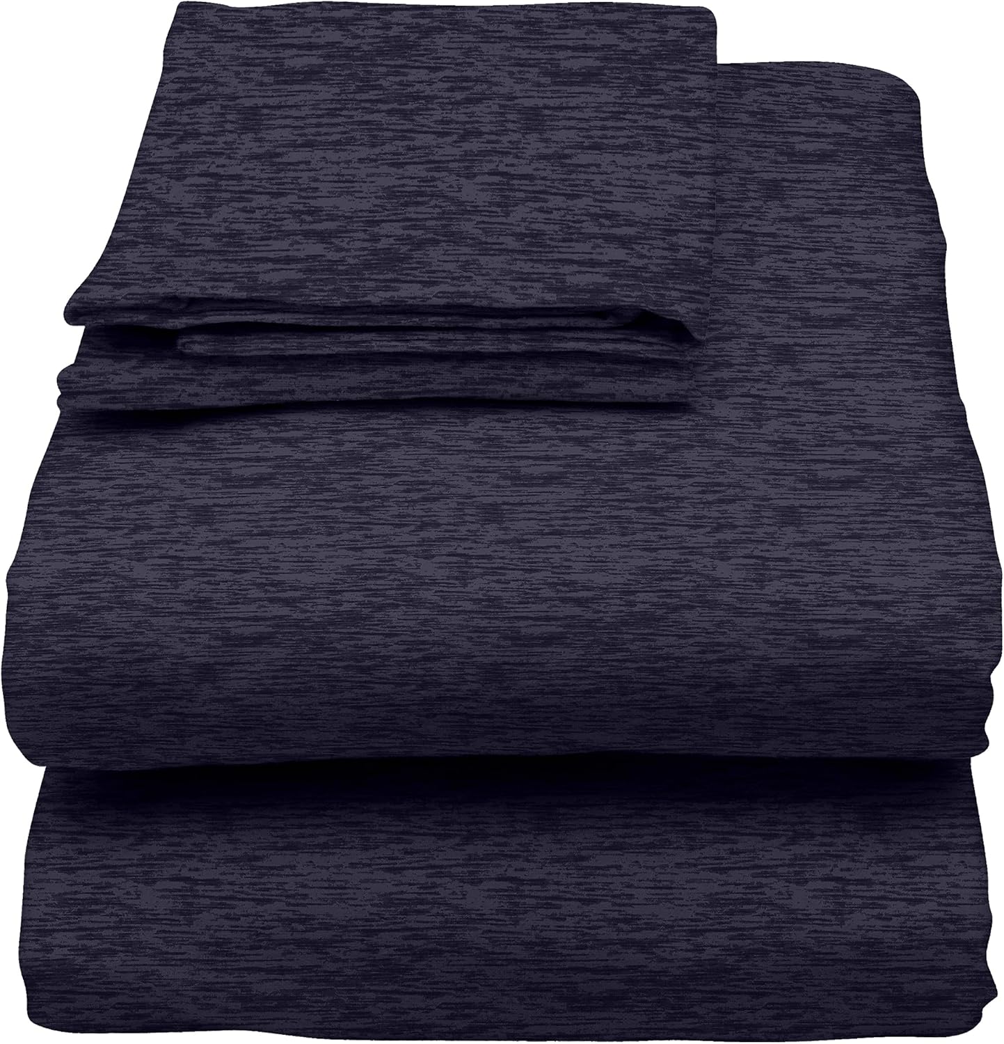 U.S. Polo Assn. Para todas las estaciones, material de camiseta suave y acogedor, juego de sábanas de algodón de 4 piezas de 1800 hilos