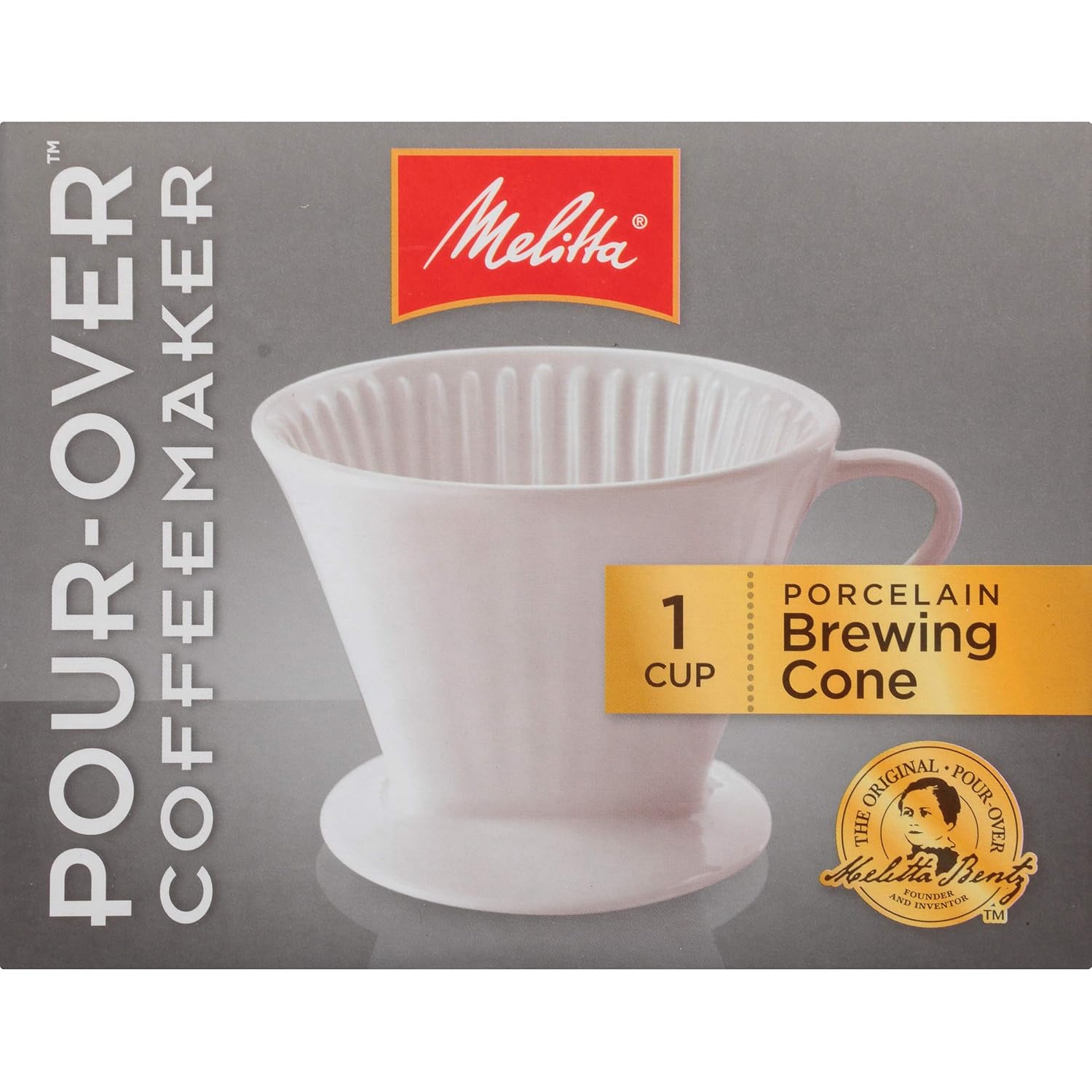 Melitta cafetera, cápsula con vertedor más taza para viaje paquete de 2.