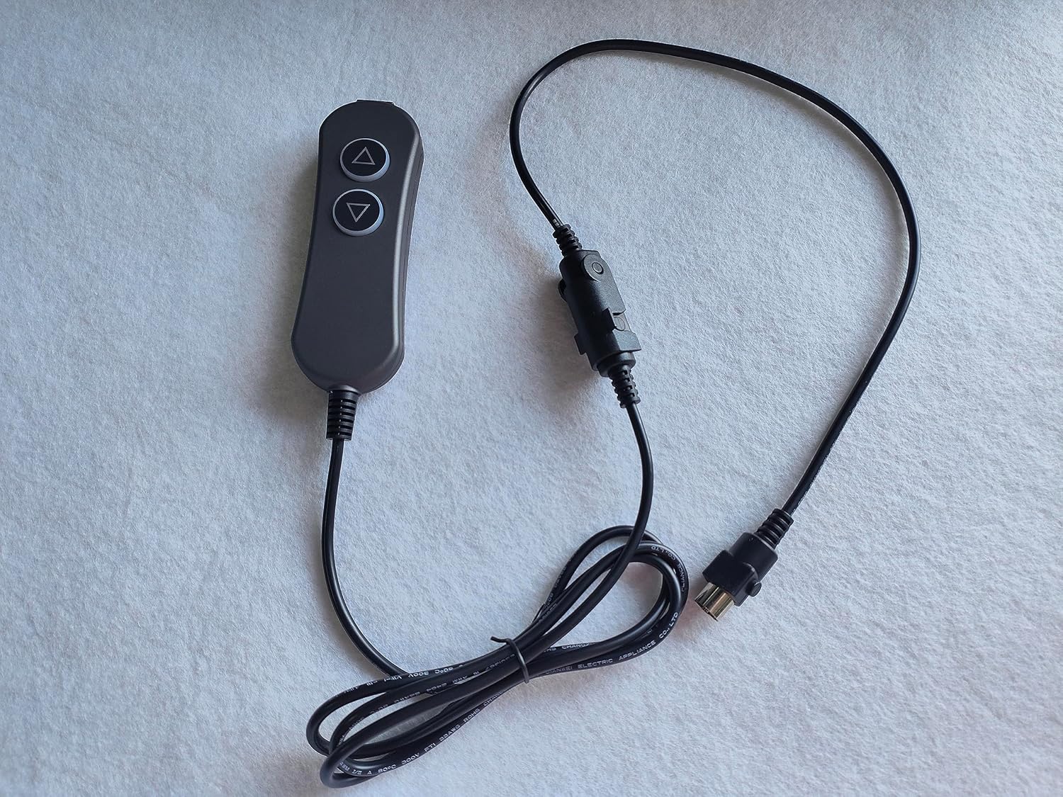 Silla elevadora reclinable eléctrica de repuesto de 2 botones y 5 clavijas MLSK111-A1 Control de mano con control remoto con USB y retroiluminación
