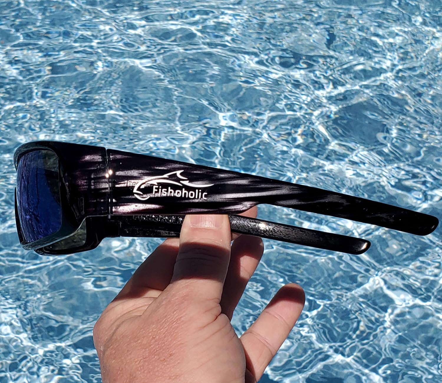 Fishoholic – Lentes de sol polarizados para pesca con protección UV400, 5 opciones de color, con funda, regalo de pesca