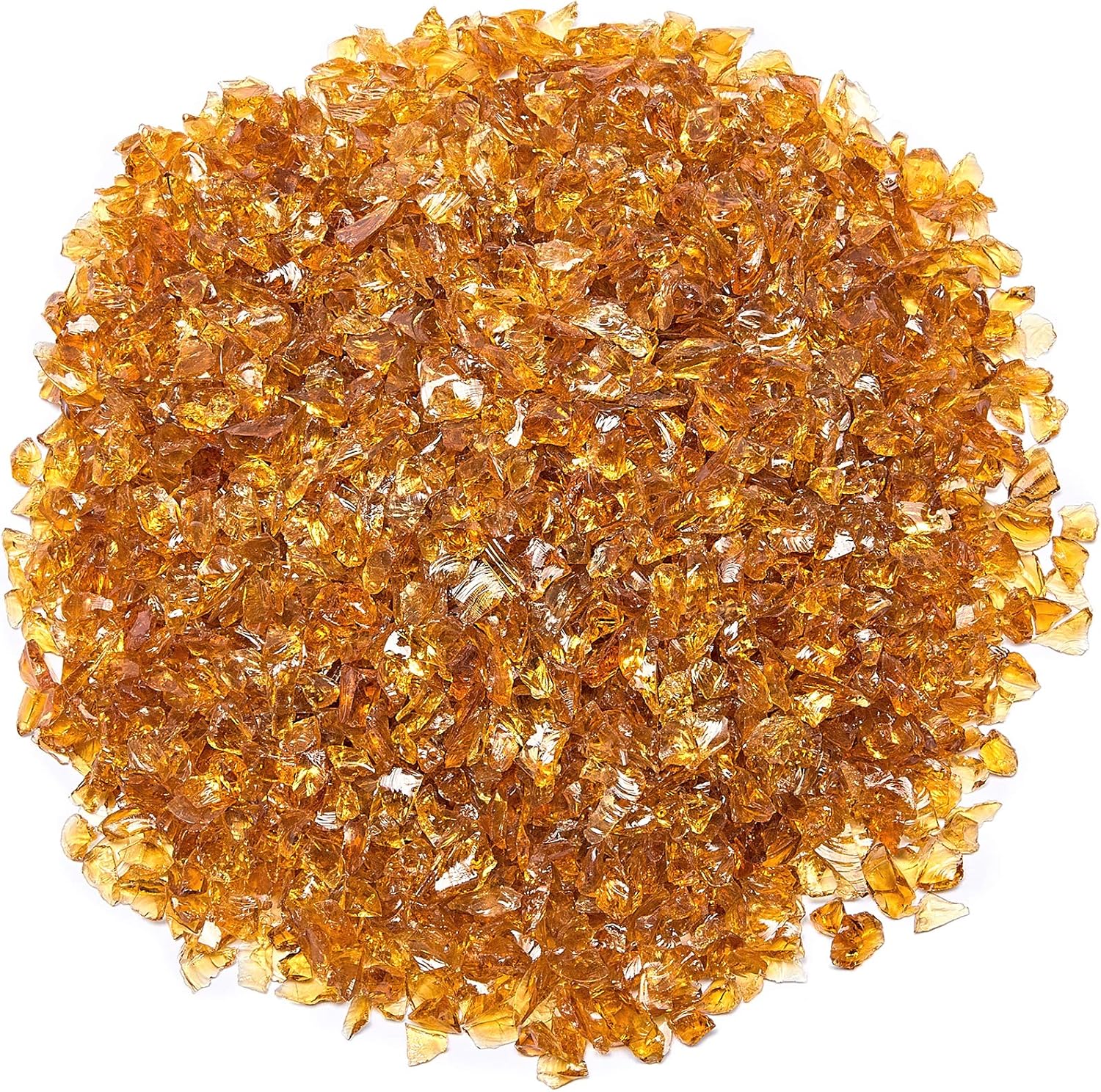 TWINKLING Brillantina de piedra de grava de vidrio de fuego de alto brillo, vidrio roto, chips de gemas de fuego, vidrio triturado para manualidades
