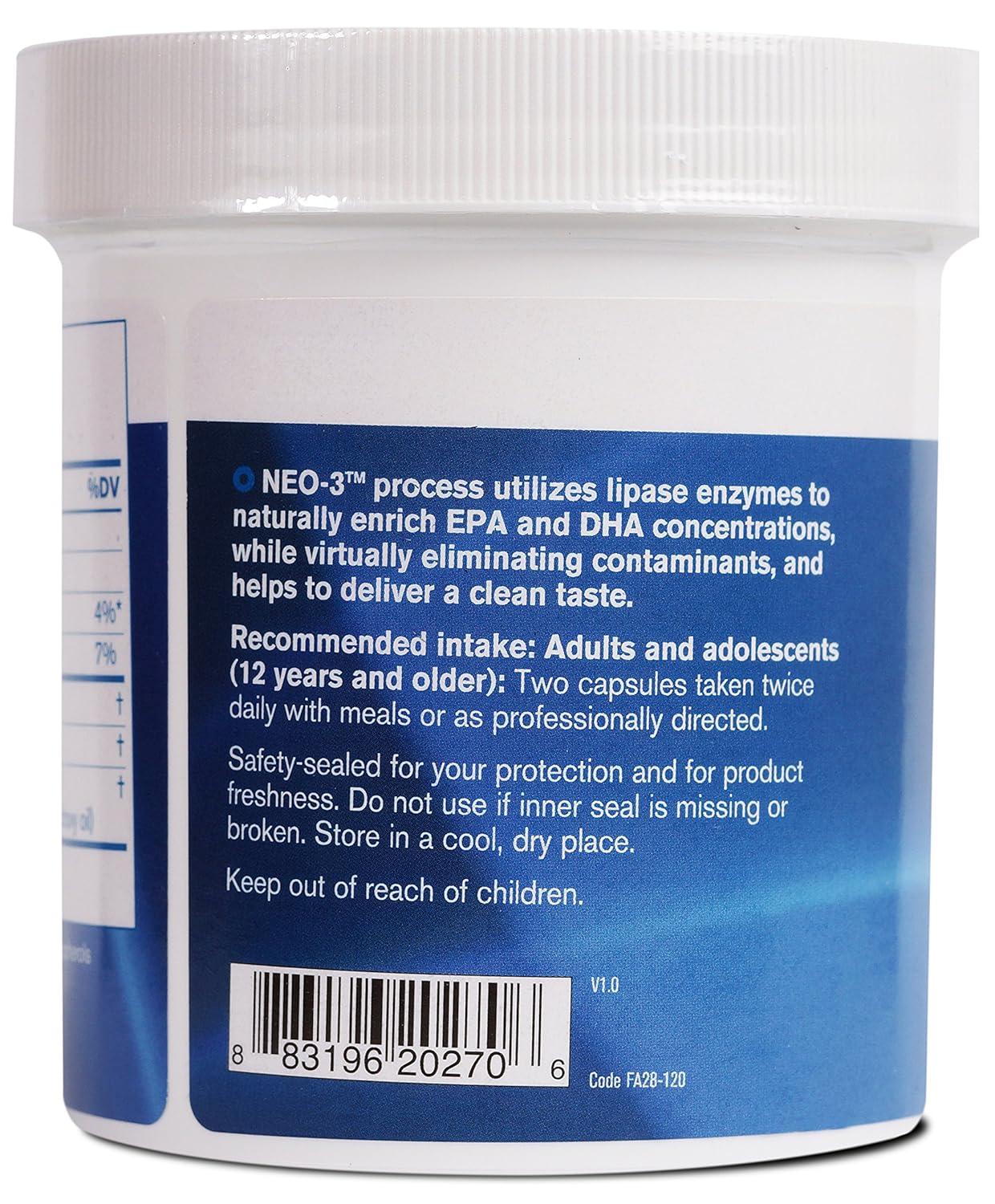 Pharmax Las mejores cápsulas de aceite de pescado puro  Apoya la función cerebral  120 cápsulas