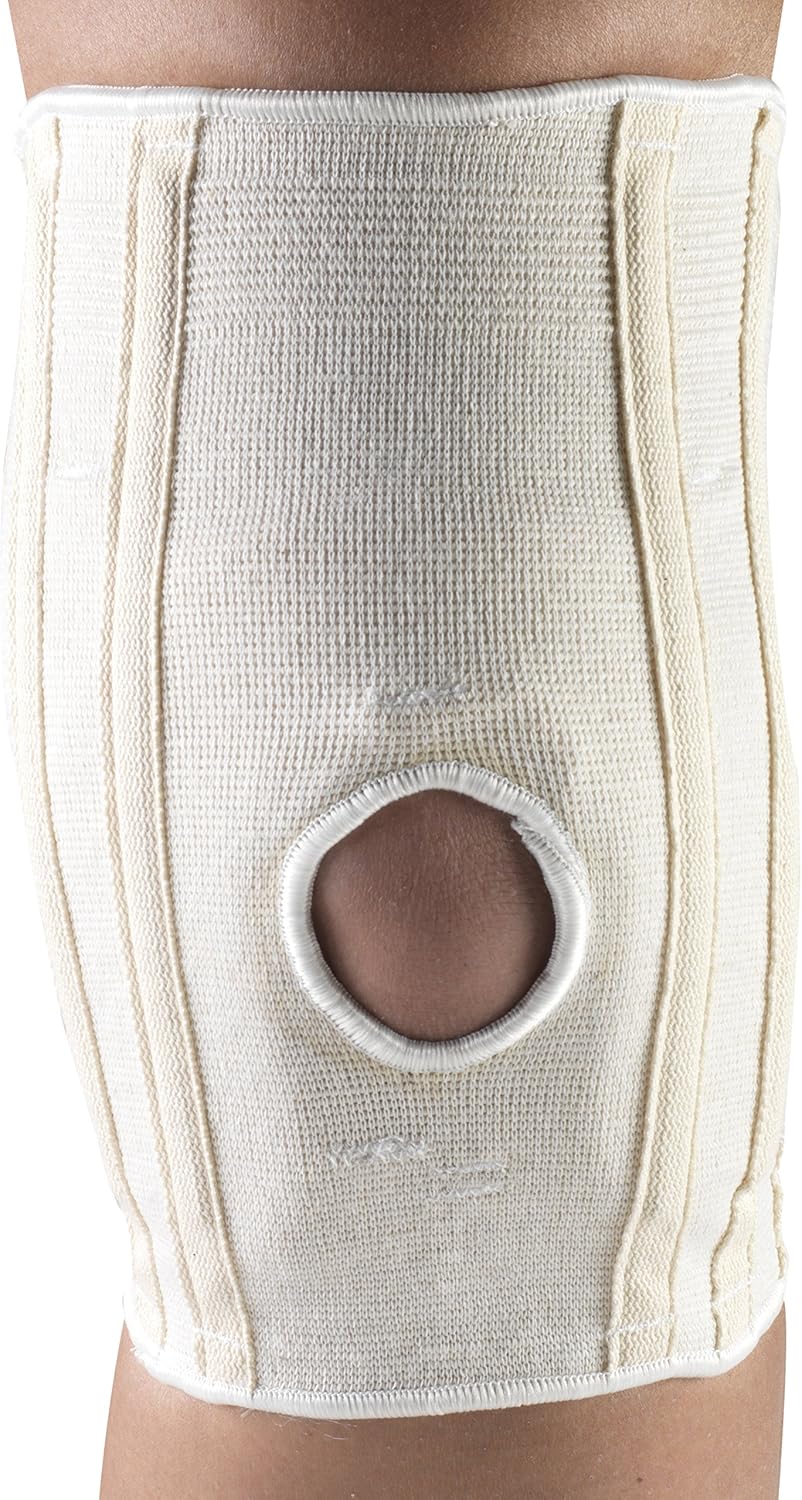 CHAMPION Rodillera con almohadilla de soporte Hor-Shu, blanca, XL