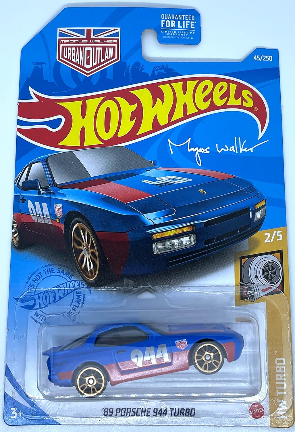 Hot Wheels – Porsche 944 Turbo ’89 – Magnus Walker – HW Turbo 25 – AzulRojo