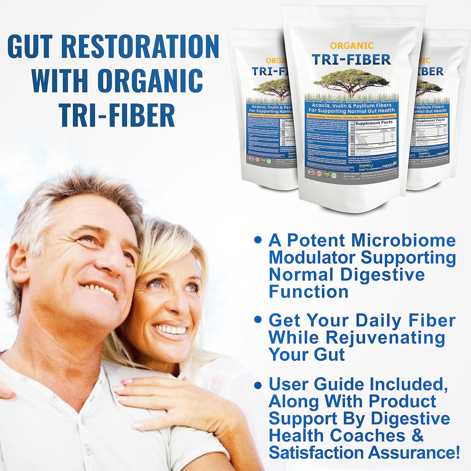 Kidney Restore Tri-Fiber 2.5 libras. Paquete de 2