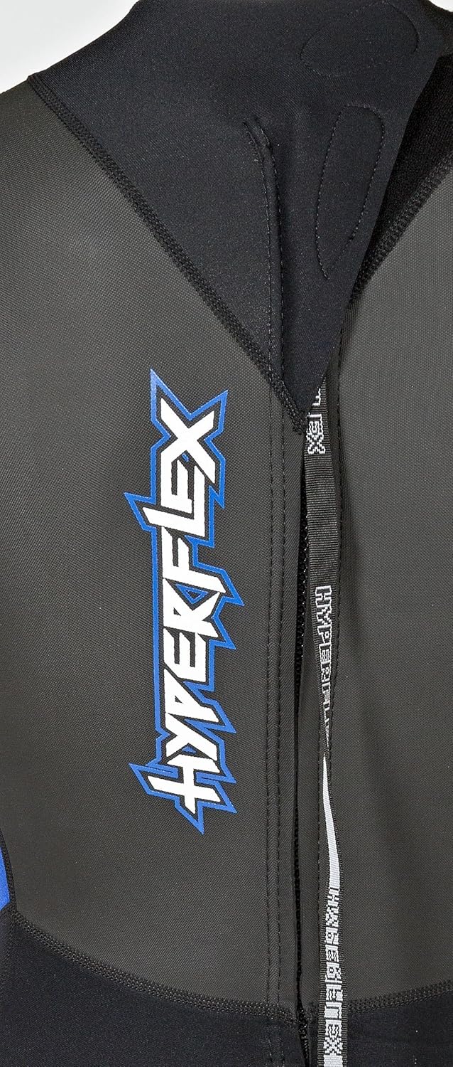HYPERFLEX Traje de neopreno corto de 0.098in para hombre y mujer, para surf, deportes acuáticos, buceo, esnórquel, cómodo, flexible, ajuste