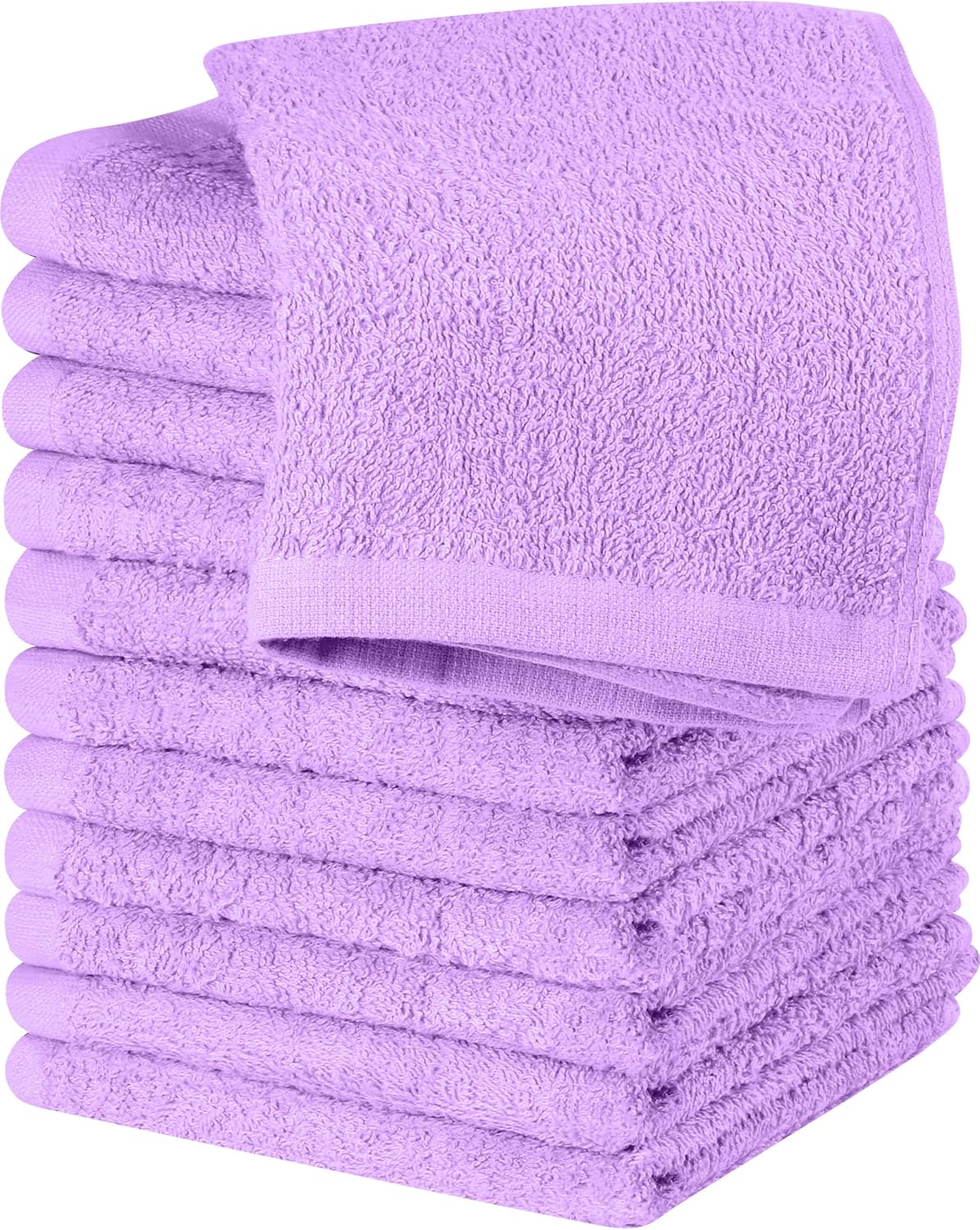 Utopia Towels Juego de 12 paños de algodón  100% algodón hilado en anillo, paños de franela de alta calidad, altamente absorbentes y suaves al tacto