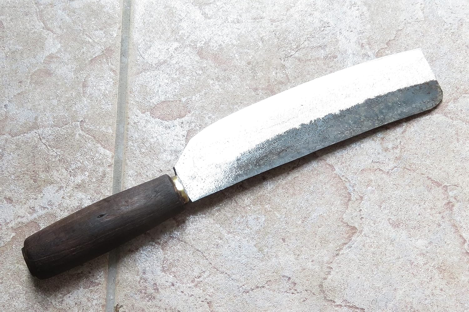 Crude – Cuchillo de chef japonés Nakiri de alta calidad, 8 pulgadas, acero al carbono, afilado!