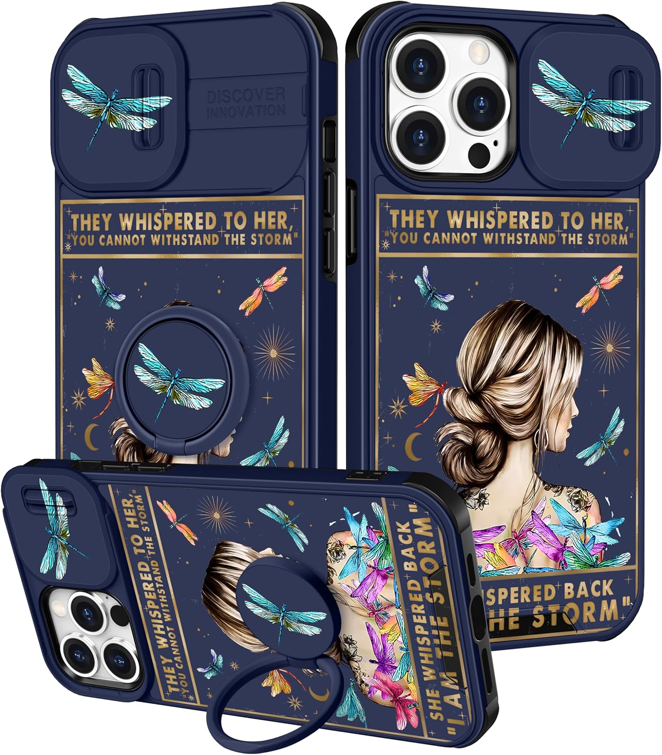 Funda para iPhone 11 Pro Max 2 en 1 para mujeres y niñas, bonita funda para teléfono femenina, bonita funda colorida para inspirar para adolescente