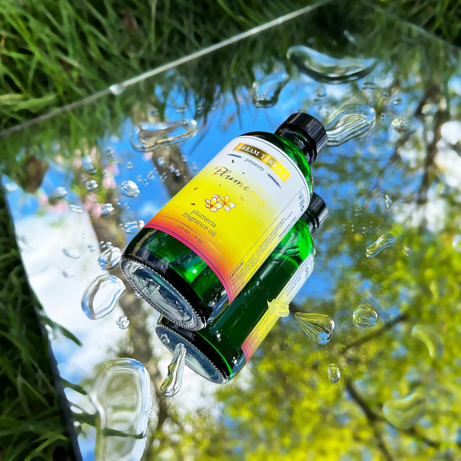 Plumeria – Aceite de fragancia de 4 onzas con un cuentagotas de vidrio para difusor, certificado Kosher, certificado vegano y verificado sin OMG.