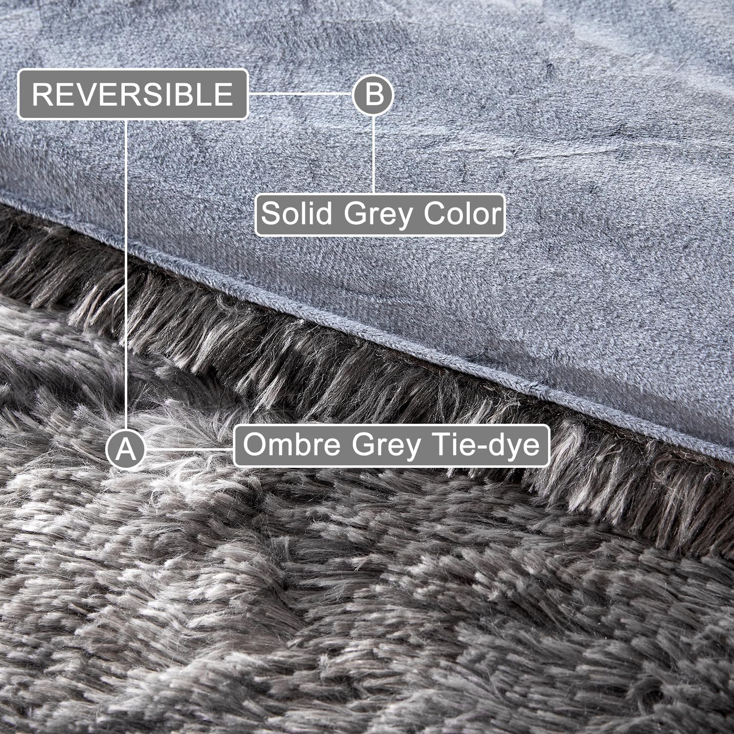 WINLIFE Juego de edredón lanudo tamaño individual, color gris para niños y adolescentes, juegos de ropa de cama de pelo sintético de franela peluda,