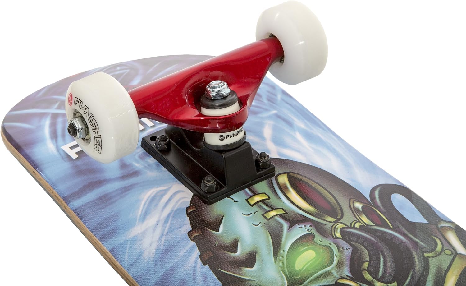 Punisher – Patineta completa para niños con rodamientos ABEC-7 de arce canadiense ABEC-7 de 31.5 x 7.75 pulgadas