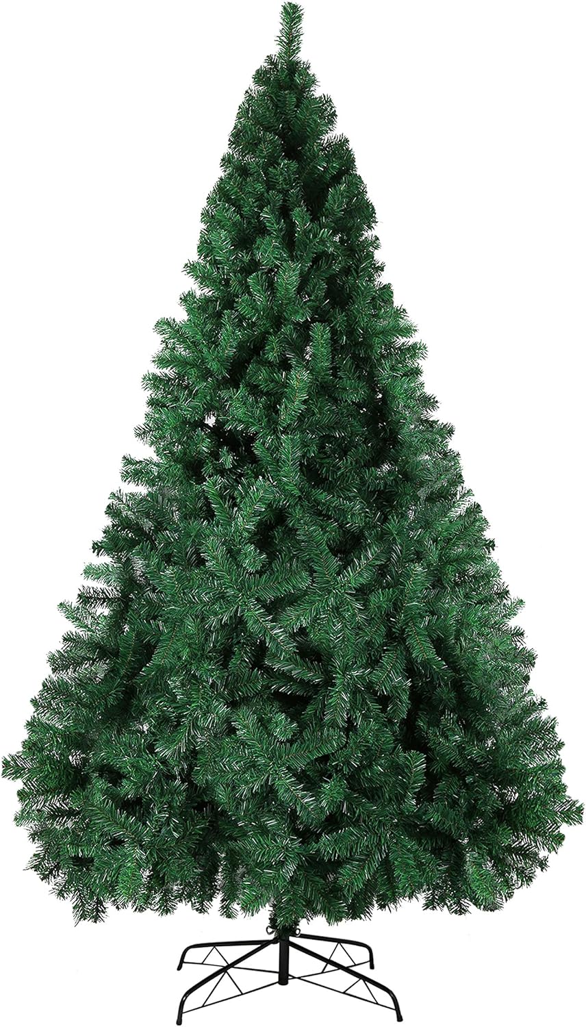KARMAS Products – Árbol de Navidad para decorar. Árbol de pino artificial con patas de metal