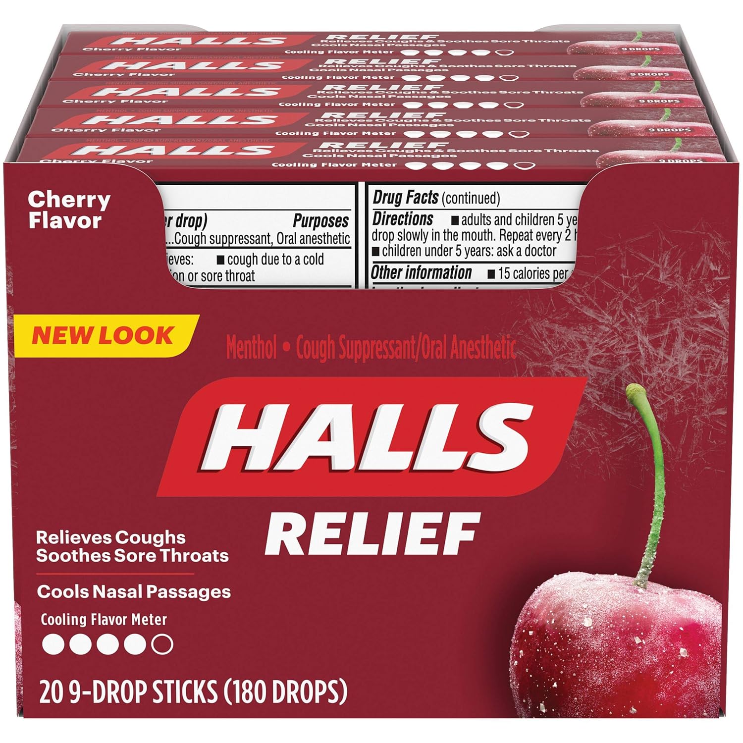 Caramelos para la tos Halls (Paquete de 20).