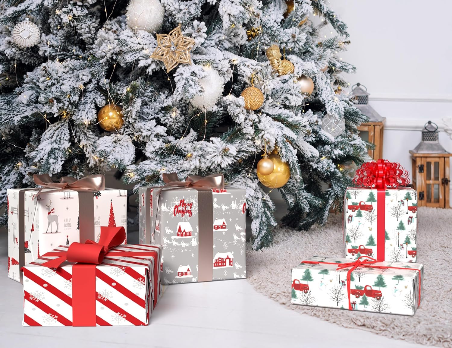 Cuitpan Papel de regalo de Navidad