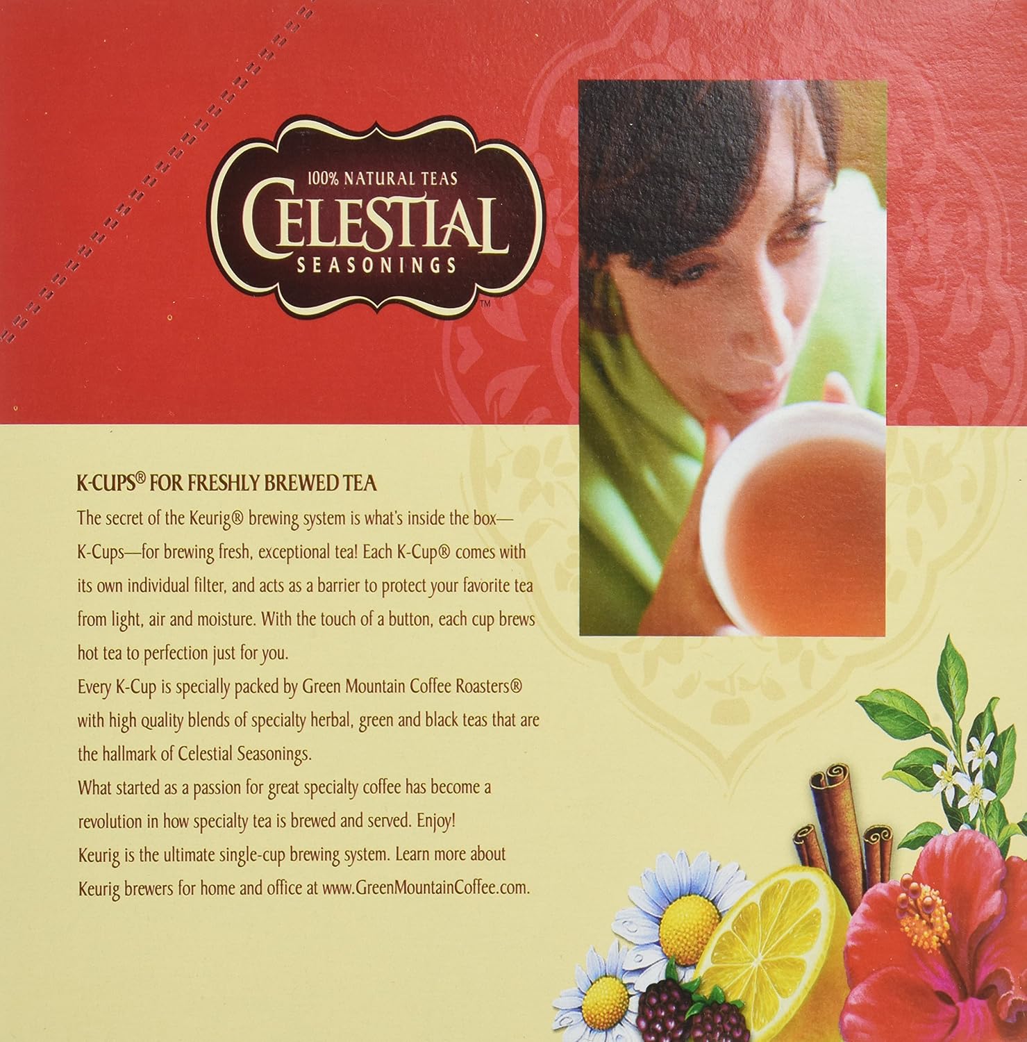 Celestial Seasonings Estuche de té verde K-Cup de 48 unidades