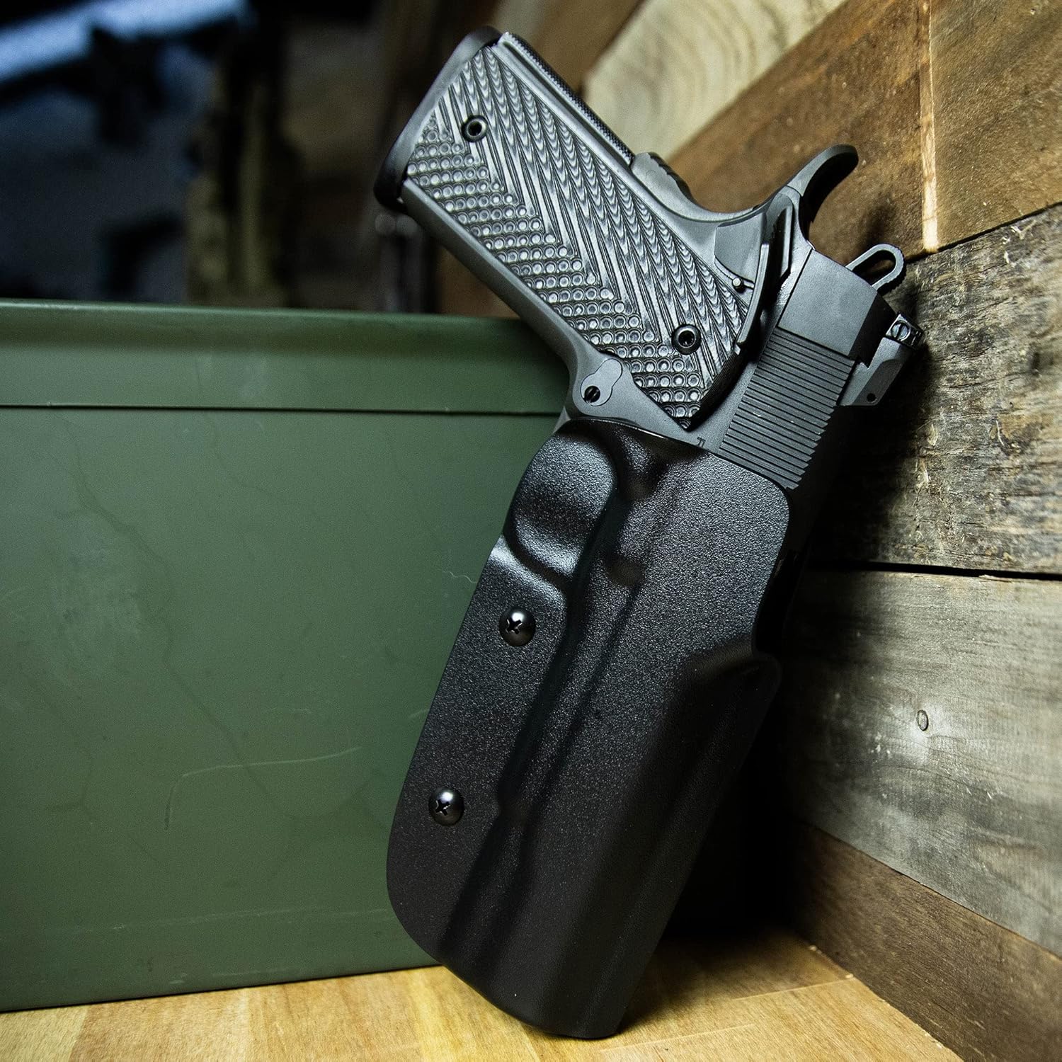Funda FN FNX-45 OWB  Fabricado en Estados Unidos  Se adapta a FN FNX 45, funda clásica OWB por Blade-Tech Holsters, cintura exterior abierta (mano