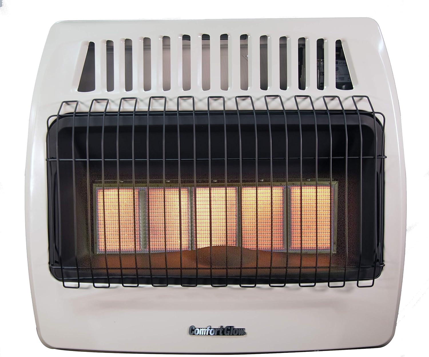 WORLD MKTG OF AMERICAIMPORT Comfort Glow – Calentador de pared a gas, 24.41 x 28.15 x 10.25 pulgadas, gris