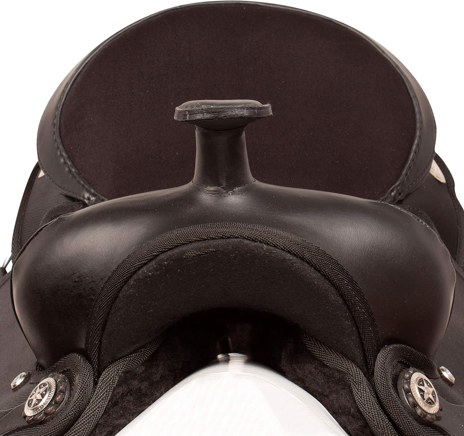 Western Horse Saddle Set PAD Headstall REINS Pecho Collar TACK Peso ligero sintético Cordura