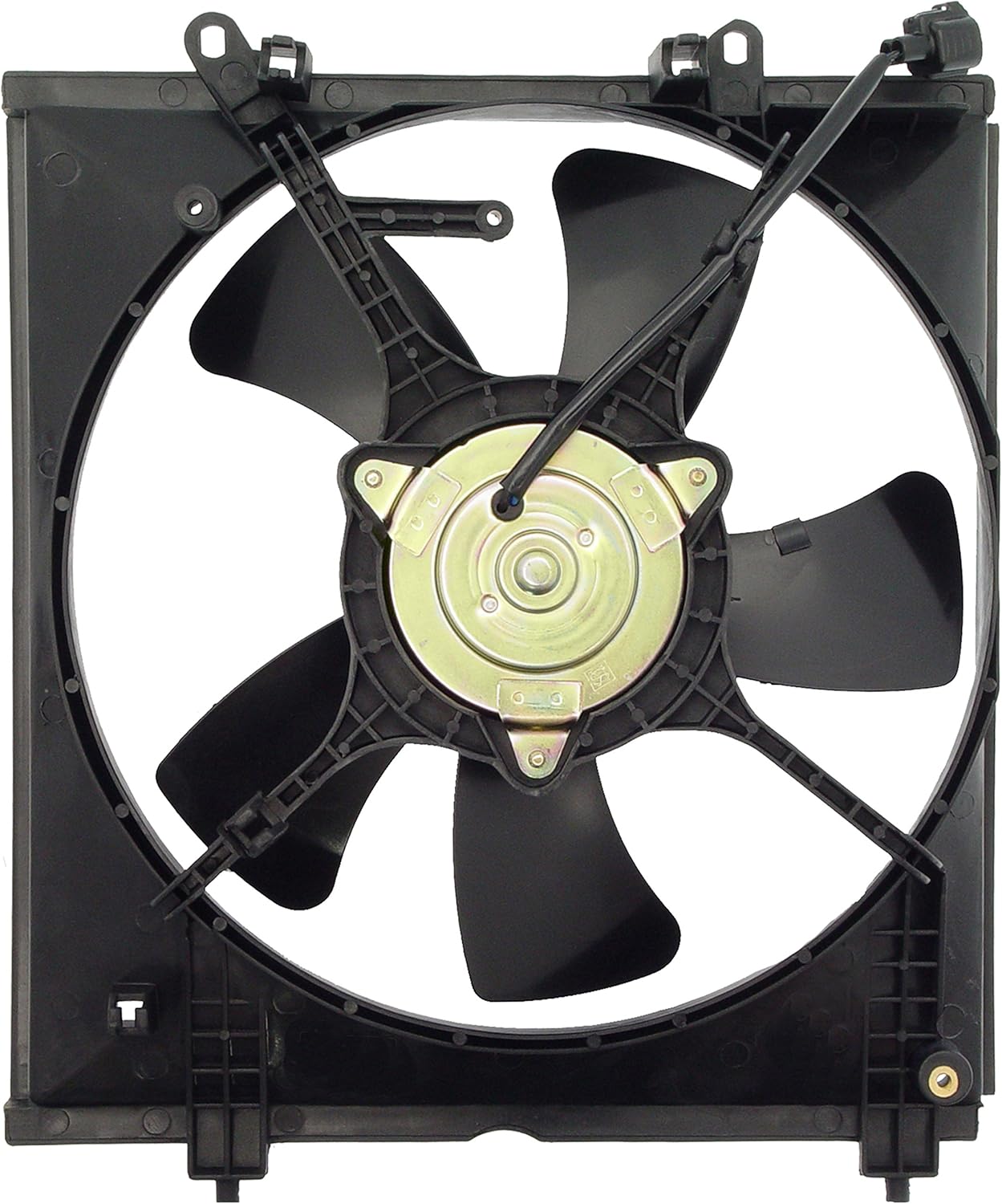 Dorman 620-313 Conjunto de ventilador de refrigeración del motor compatible con modelos seleccionados de Mitsubishi, color negro